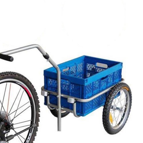 Remolque R16 para bicicleta para carga 40 kg azul Gospel
