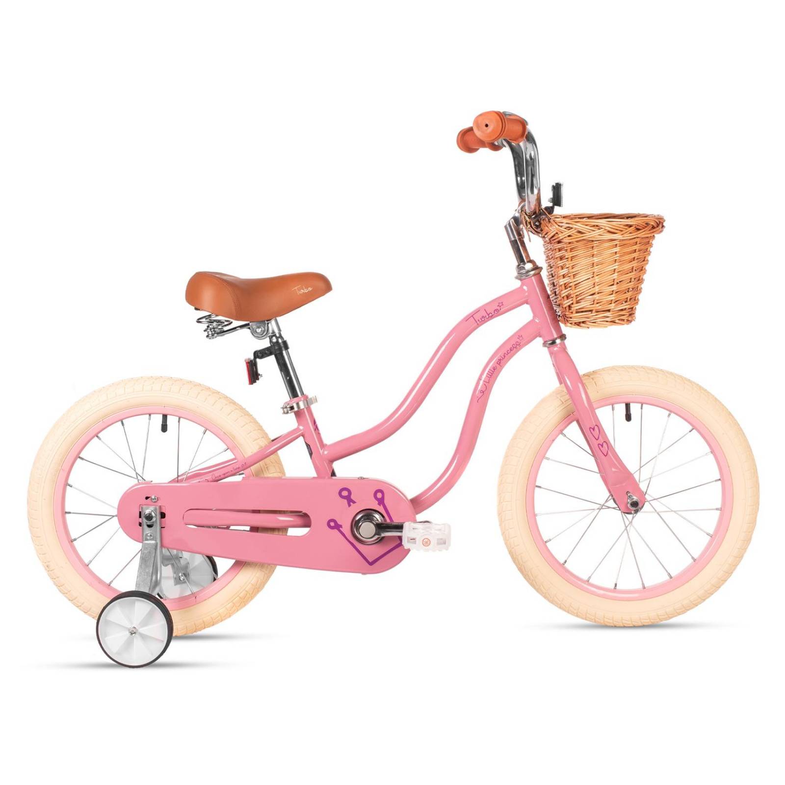 Bicicleta R16 para niña Infantil rosa Little Princess Turbo 
