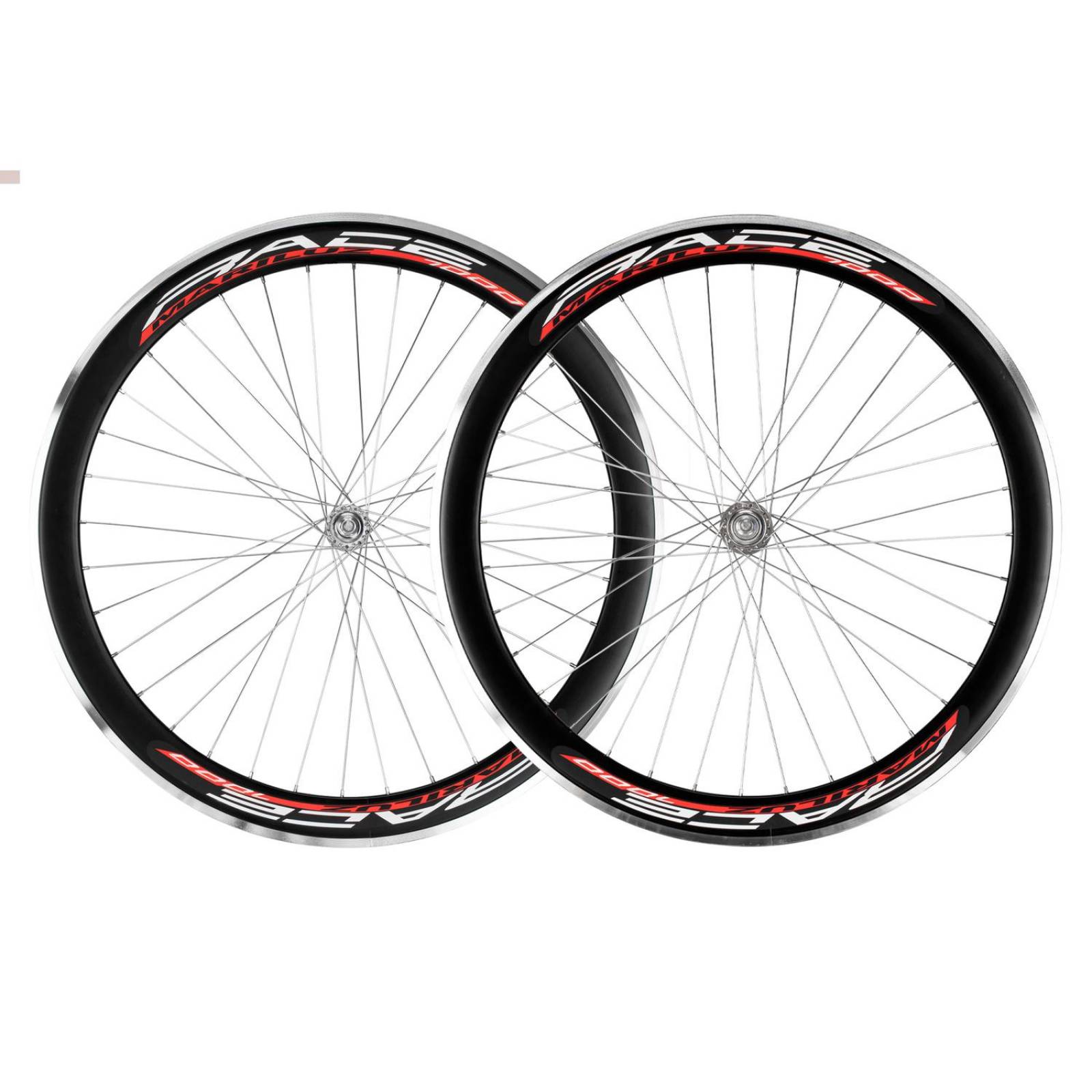 Rines completos para bicicleta R700 36H aluminio Mariluz 