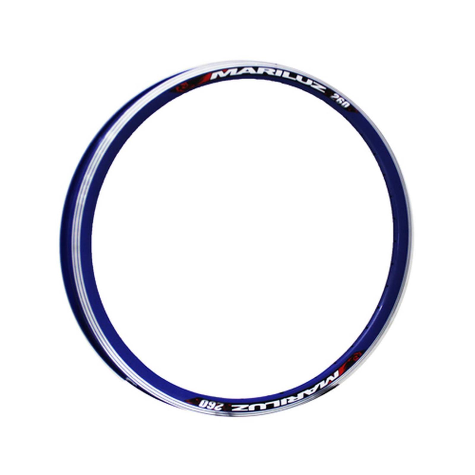 Rin bicicleta R26 x36H aluminio aero azul ZLA-015B Mariluz 