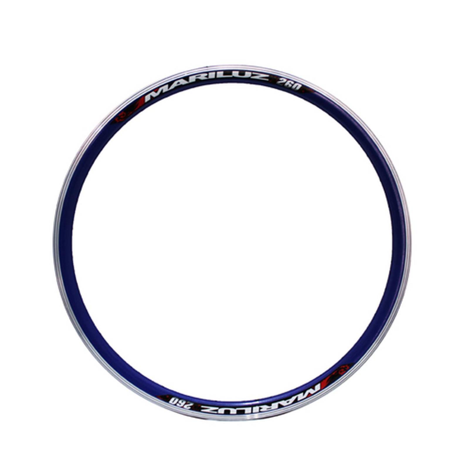 Rin bicicleta R26 x36H aluminio aero azul ZLA-015B Mariluz 