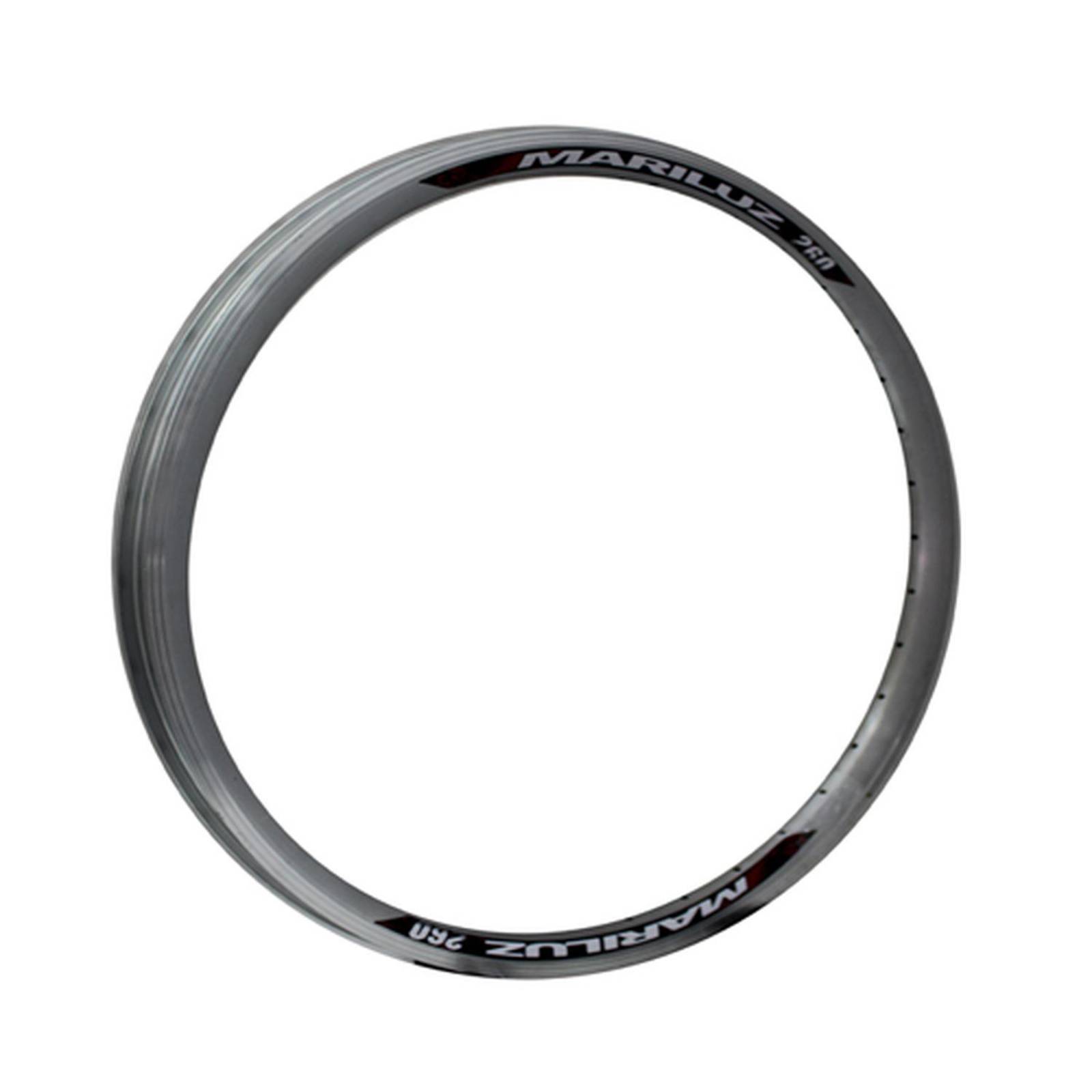 Rin bicicleta R26 x36H aluminio aero plata ZLA-015B Mariluz 