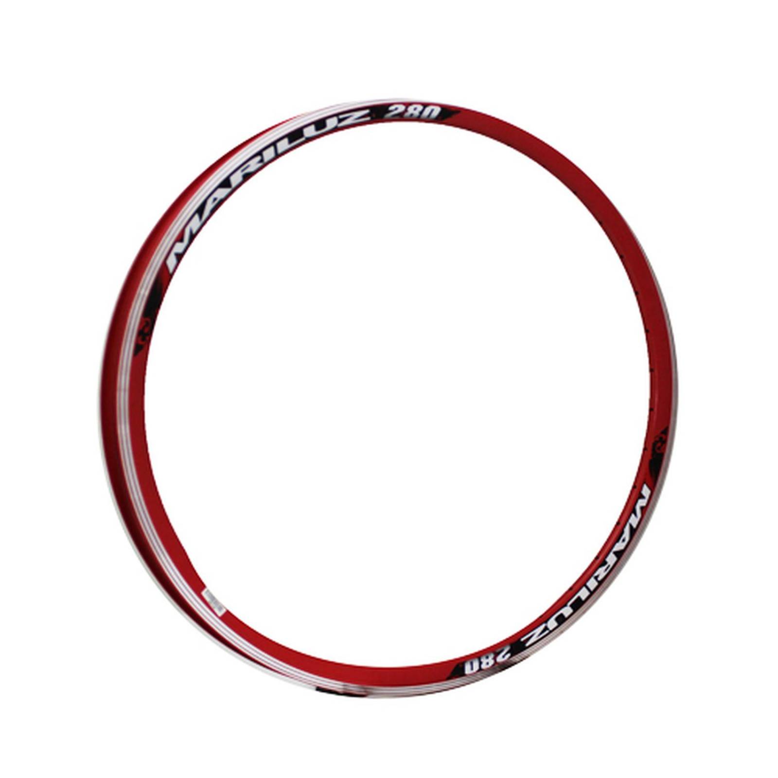 Rin bicicleta R28 x36H aluminio aero rojo ZLA-015B Mariluz 