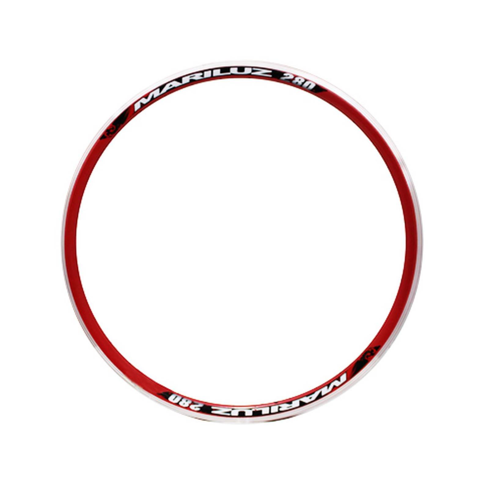 Rin bicicleta R28 x36H aluminio aero rojo ZLA-015B Mariluz 