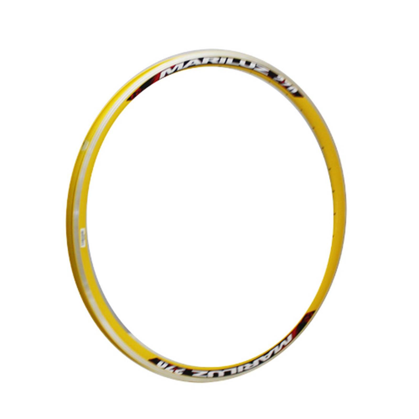 Rin bicicleta R27 x36H aluminio aero amarillo ZLA-01 Mariluz 