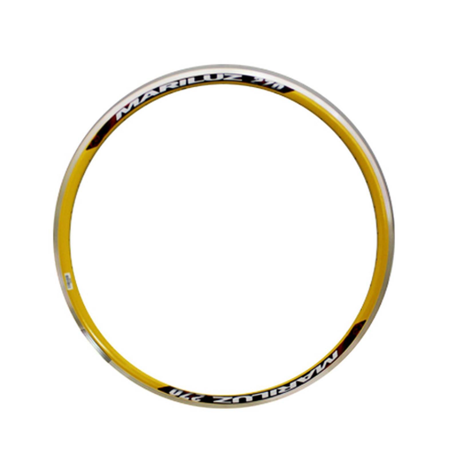 Rin bicicleta R27 x36H aluminio aero amarillo ZLA-01 Mariluz 