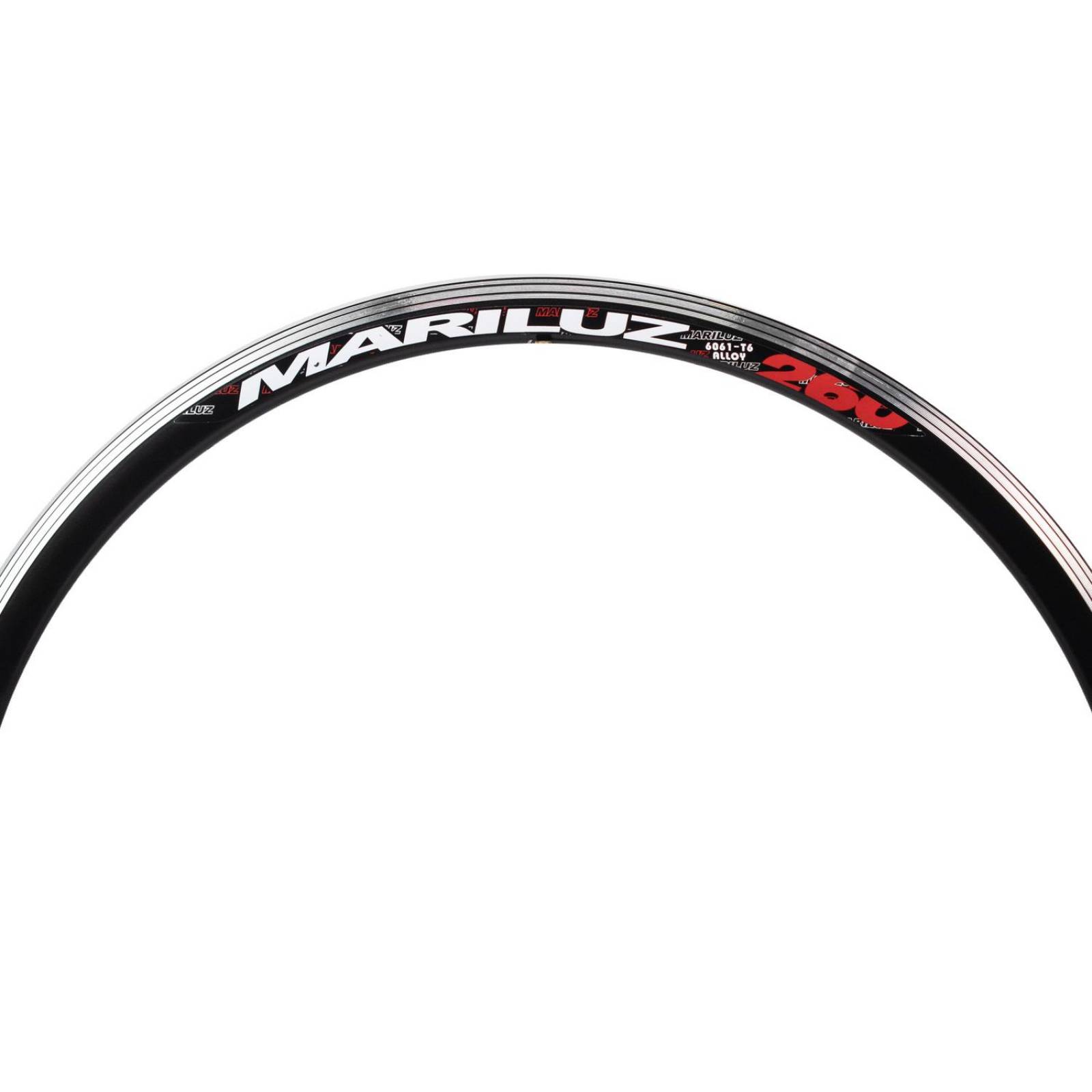 Rin bicicleta R26 x36H aluminio aero negro ZLA-015B Mariluz 
