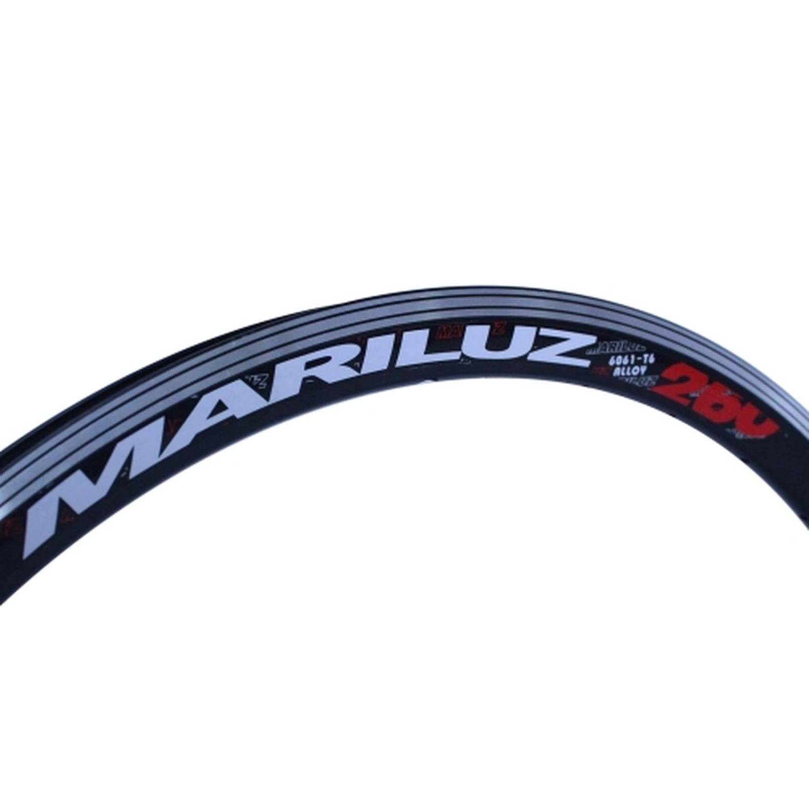 Rin bicicleta R26 x36H aluminio aero negro ZLA-015B Mariluz 