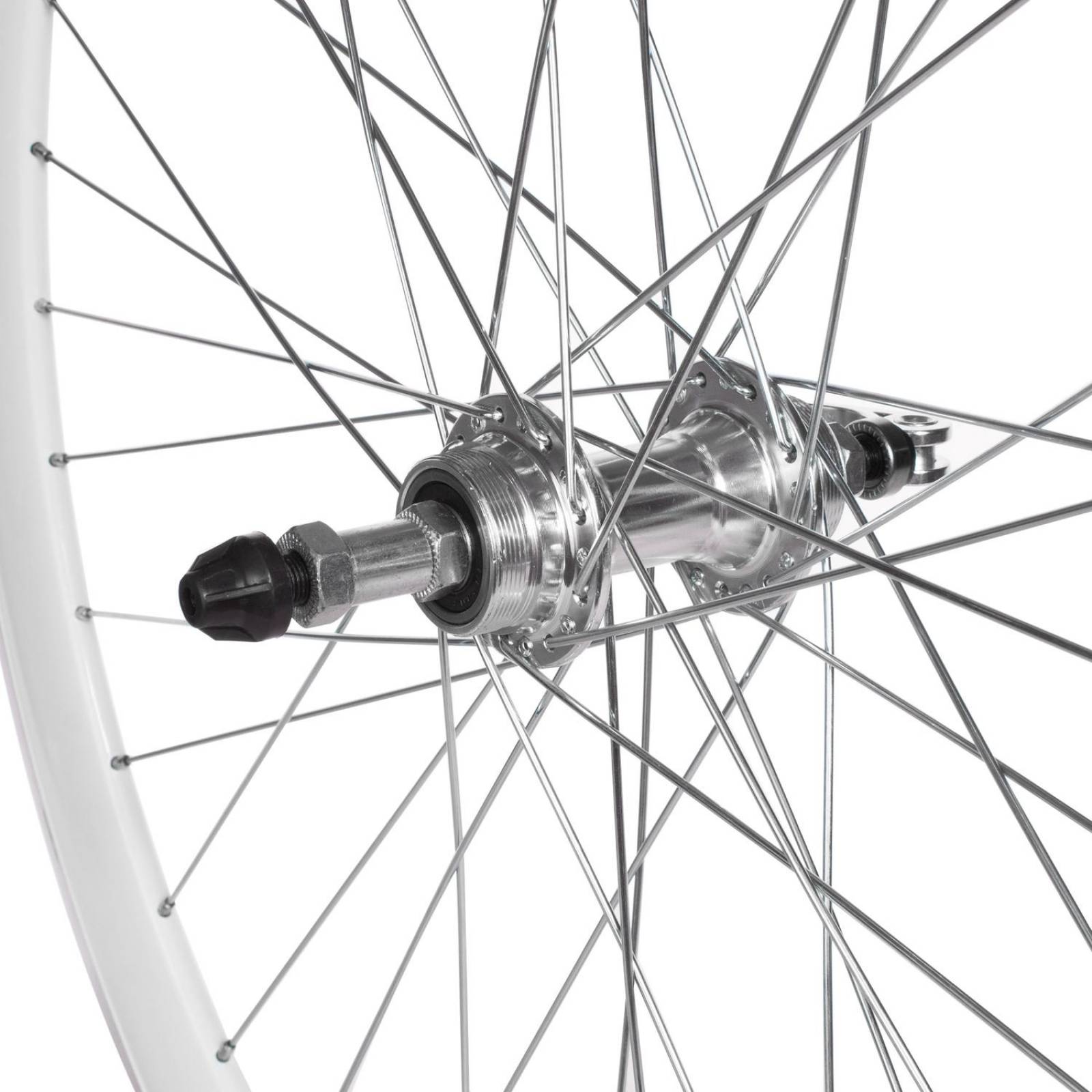 Ruedas para bicicleta R700 36H aluminio blanco Fixie Bicimex 