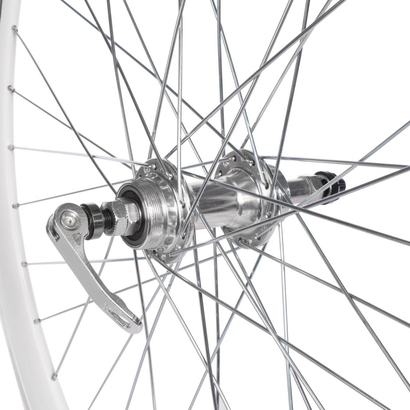 Ruedas para bicicleta R700 36H aluminio blanco Fixie Bicimex 