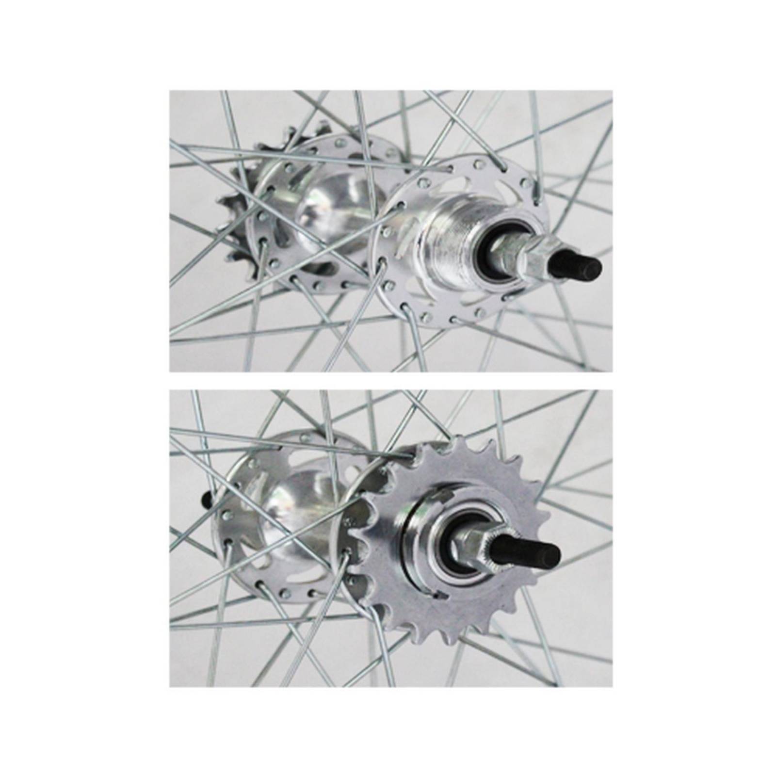 Ruedas para bicicleta R700 36H rojo Aerodinamico Bicimex 