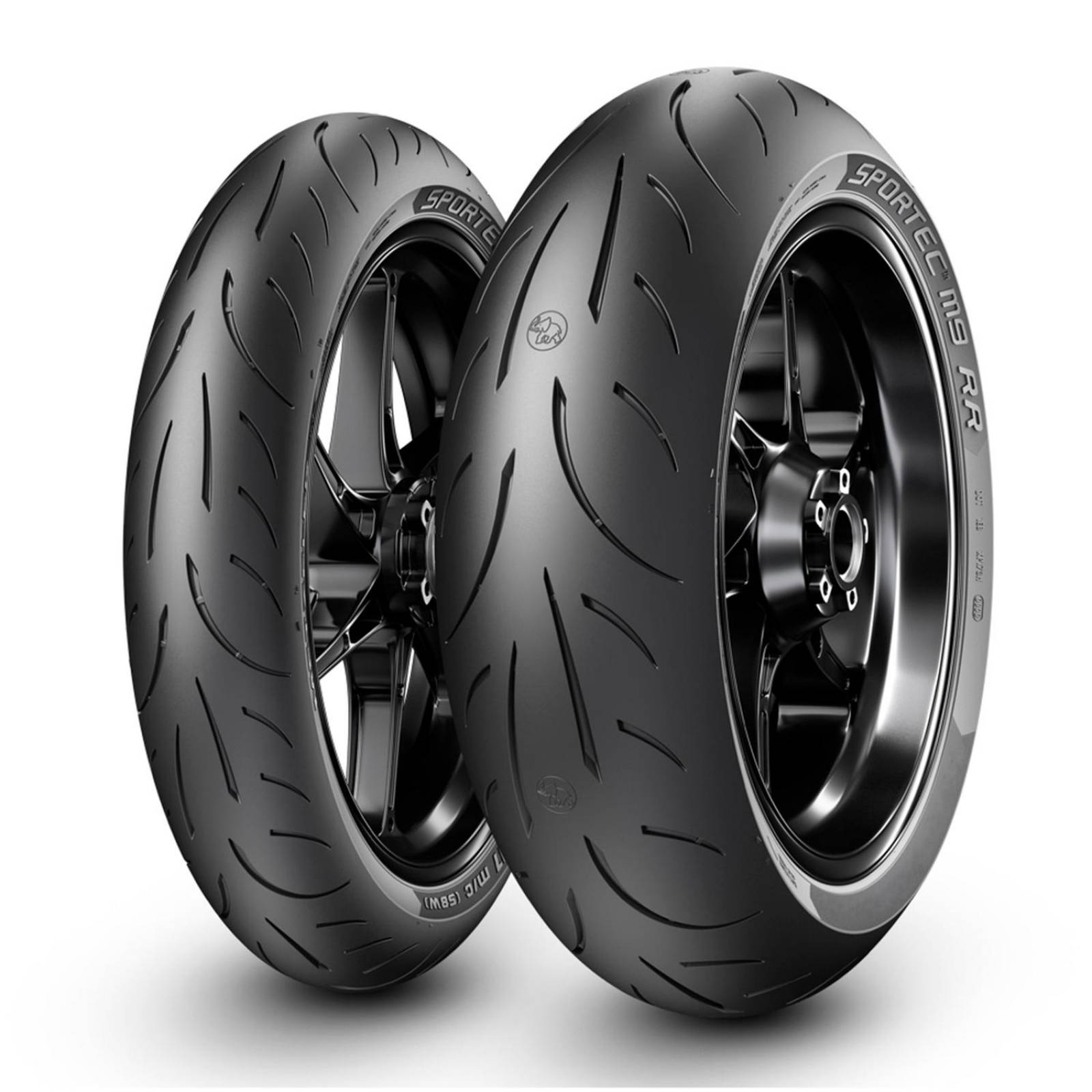 Set Llantas para moto 110/70-17 140/70-17 Sportec Metzeler 
