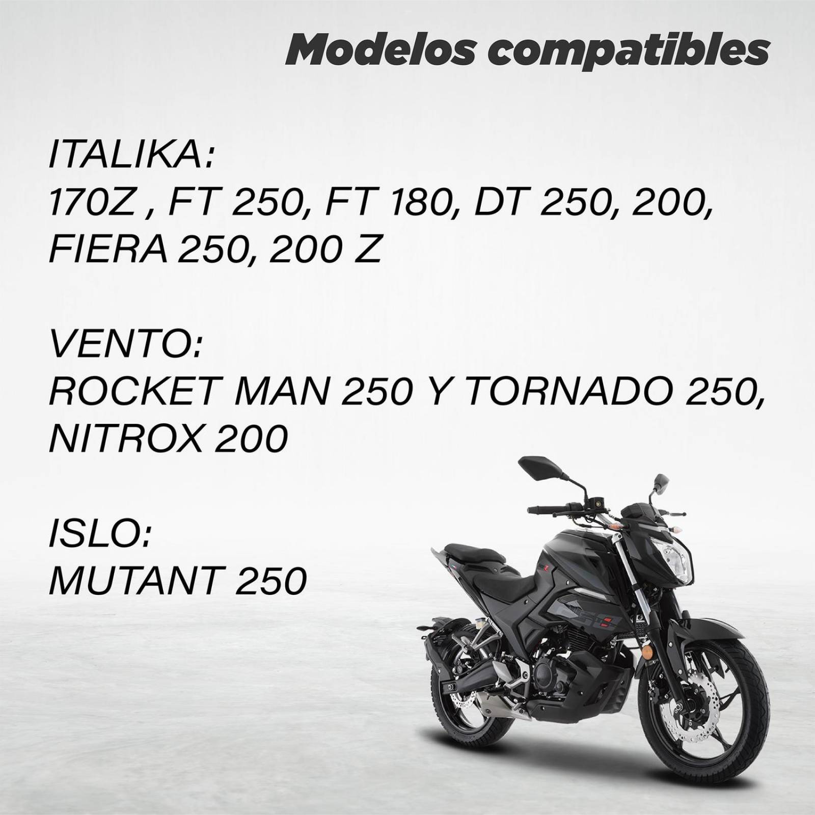 Slider para moto 250Z FT DT Rocketman Nitrox Varios Mach 