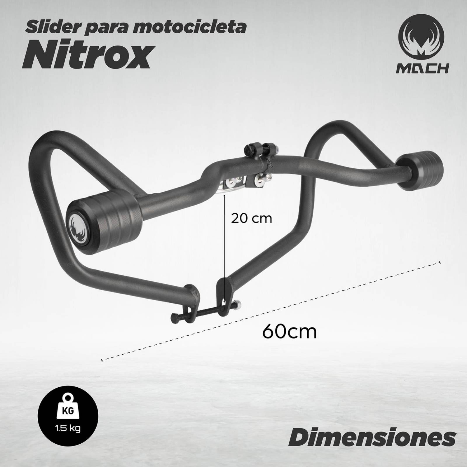 Slider Protector para moto Nitrox Completo Mach