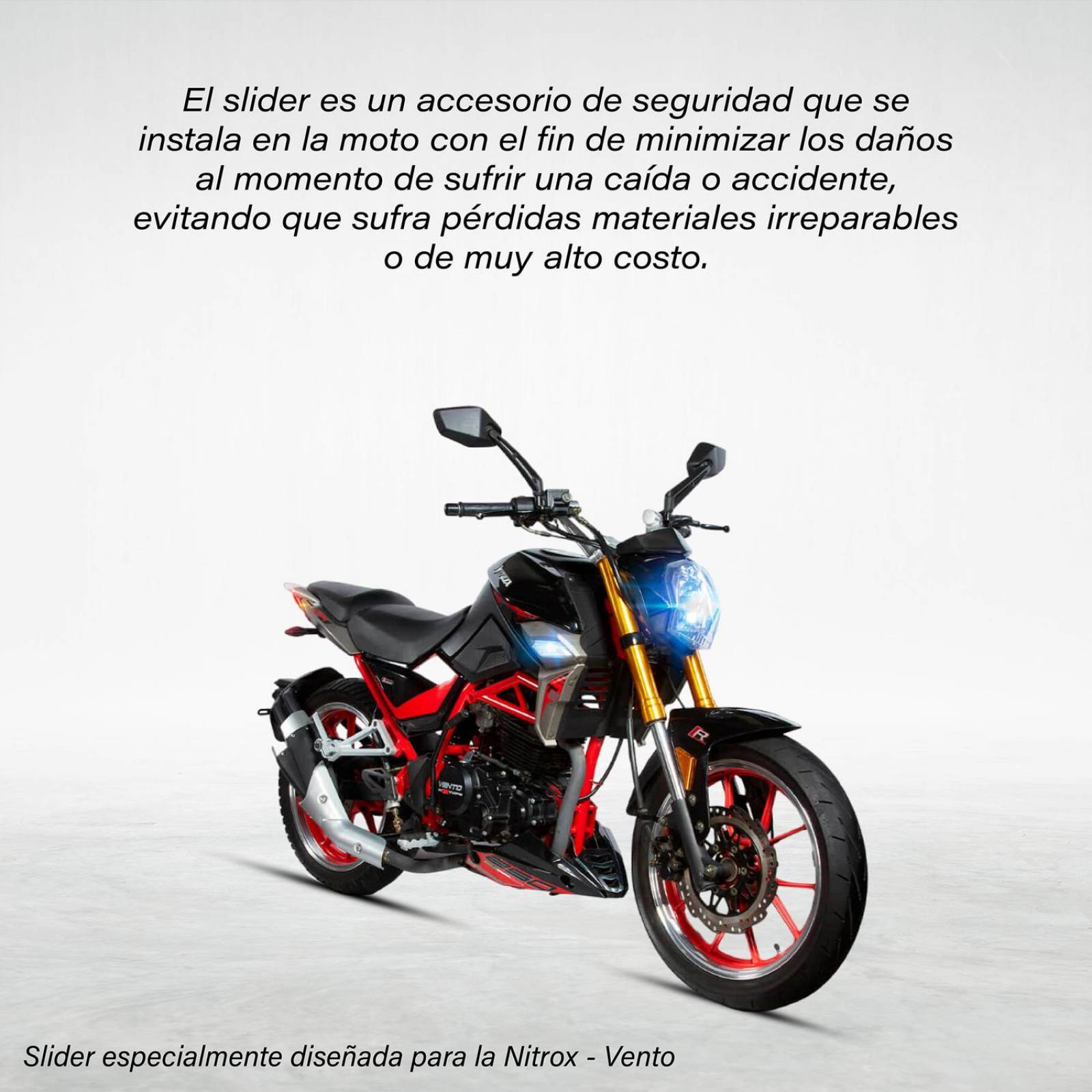 Slider Protector para moto Nitrox Completo Mach