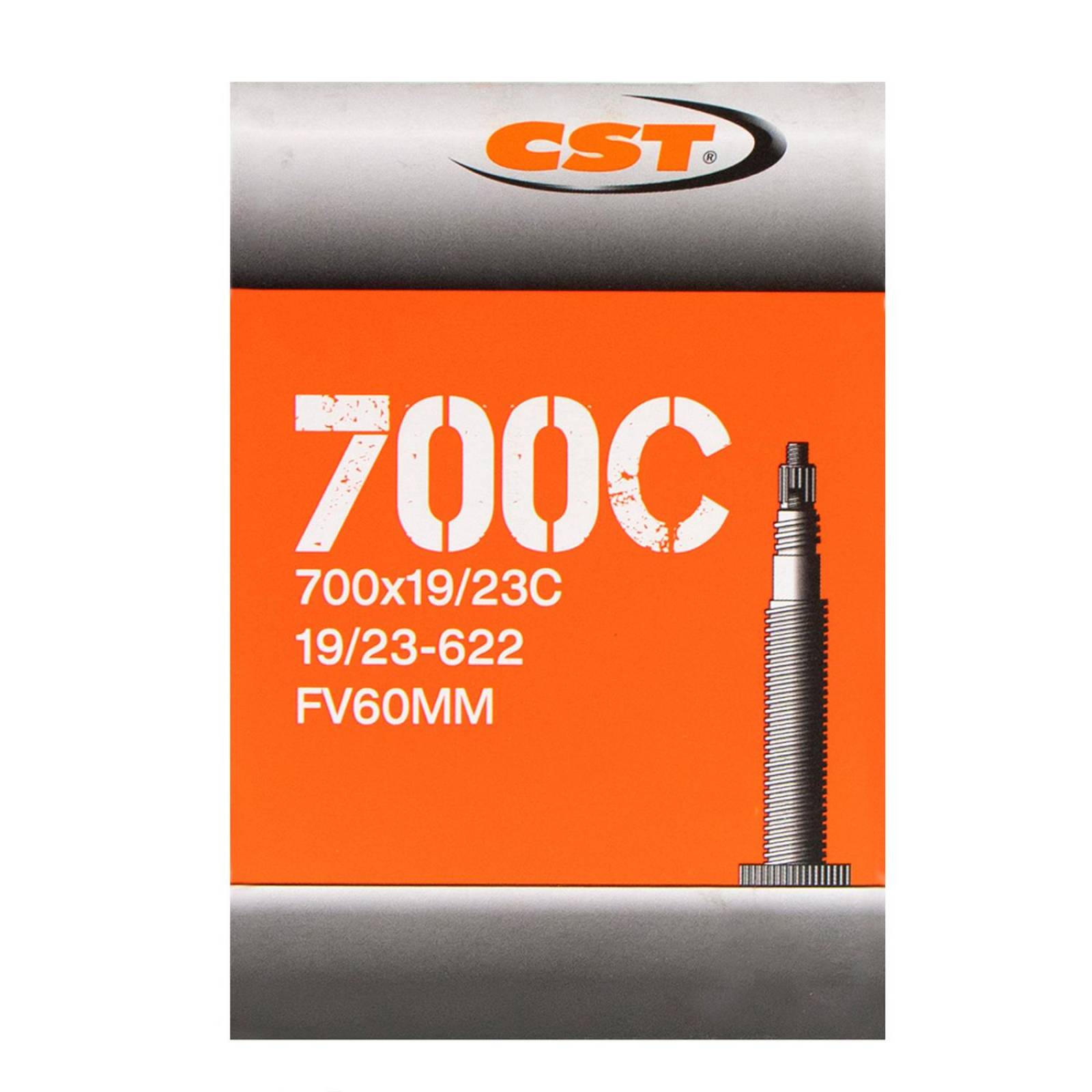 Camara para bicicleta R700 x19/23 FRA 60mm Ruta CST 