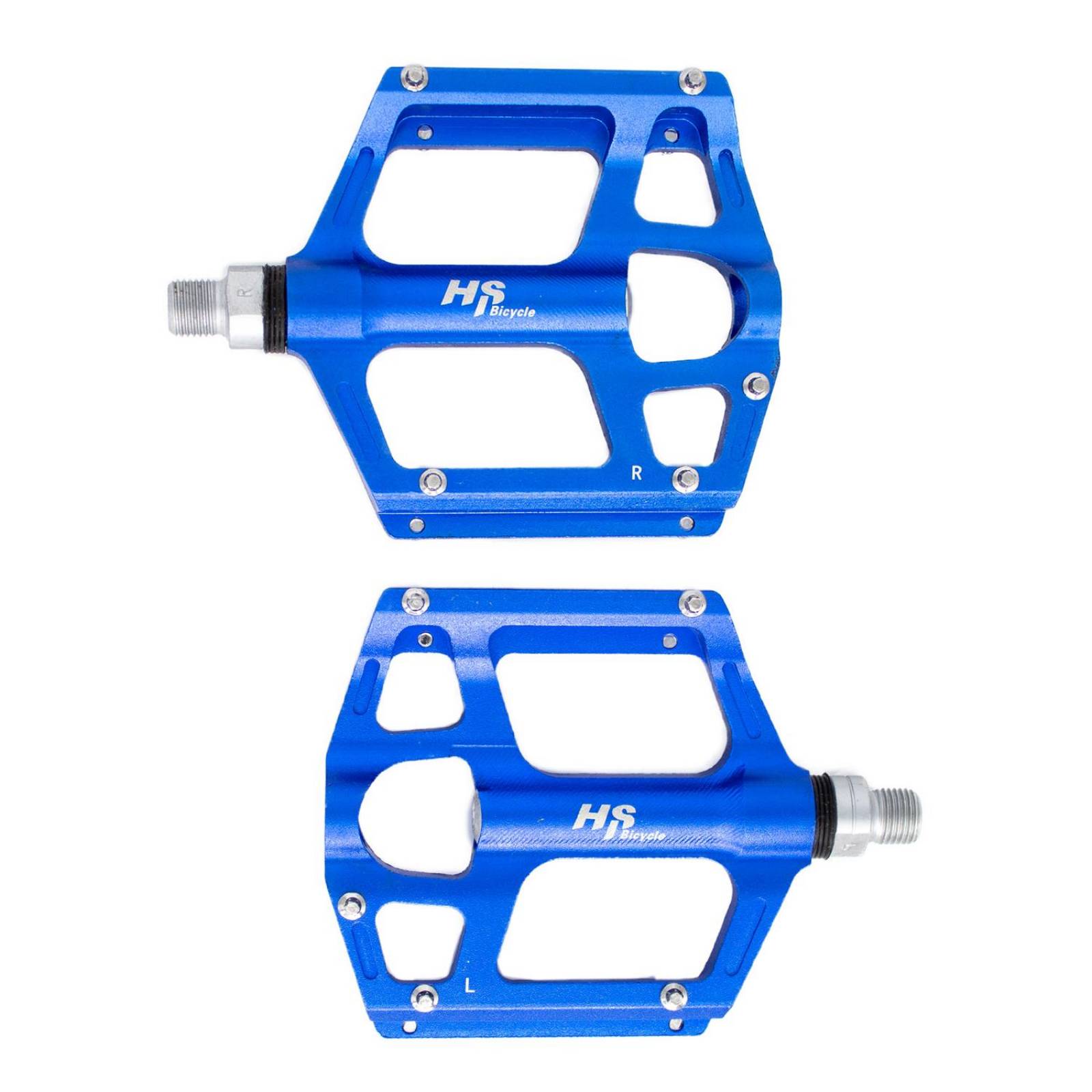 Pedales para bicicleta BMX 1/2 aluminio azul ALNC-1002 HS