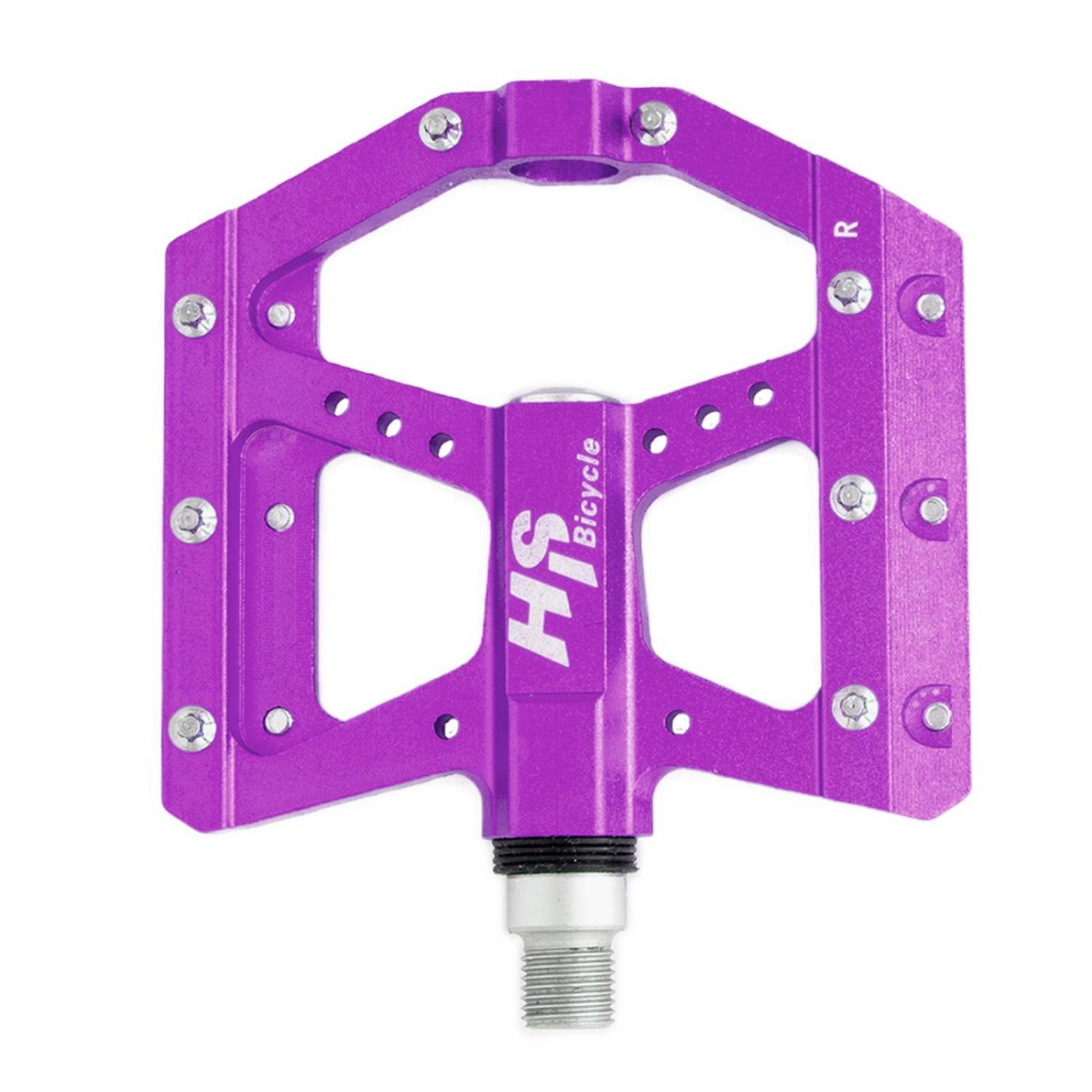 Pedales para bicicleta BMX 1/2 aluminio morado ALNC-1003 HS 