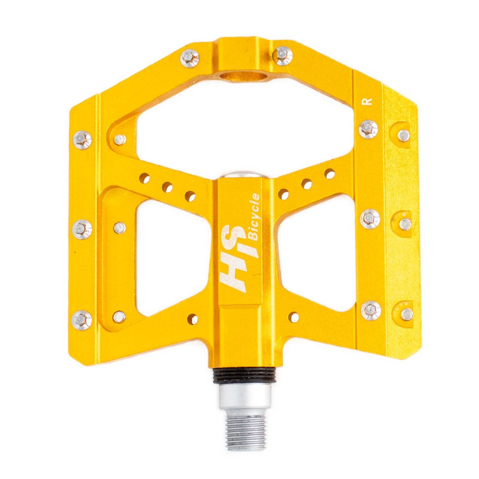 Pedales para bicicleta BMX 1/2 aluminio naranja ALNC-1003 HS 
