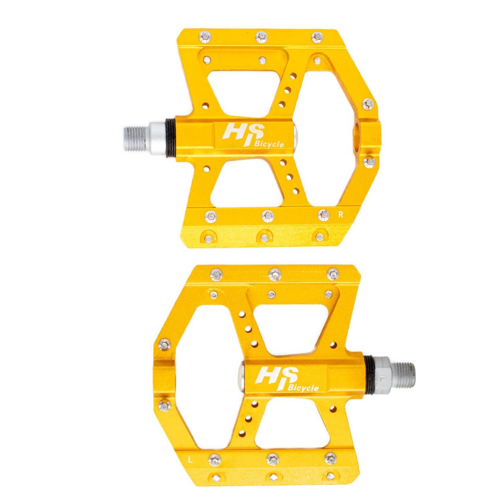 Pedales para bicicleta BMX 1/2 aluminio naranja ALNC-1003 HS 