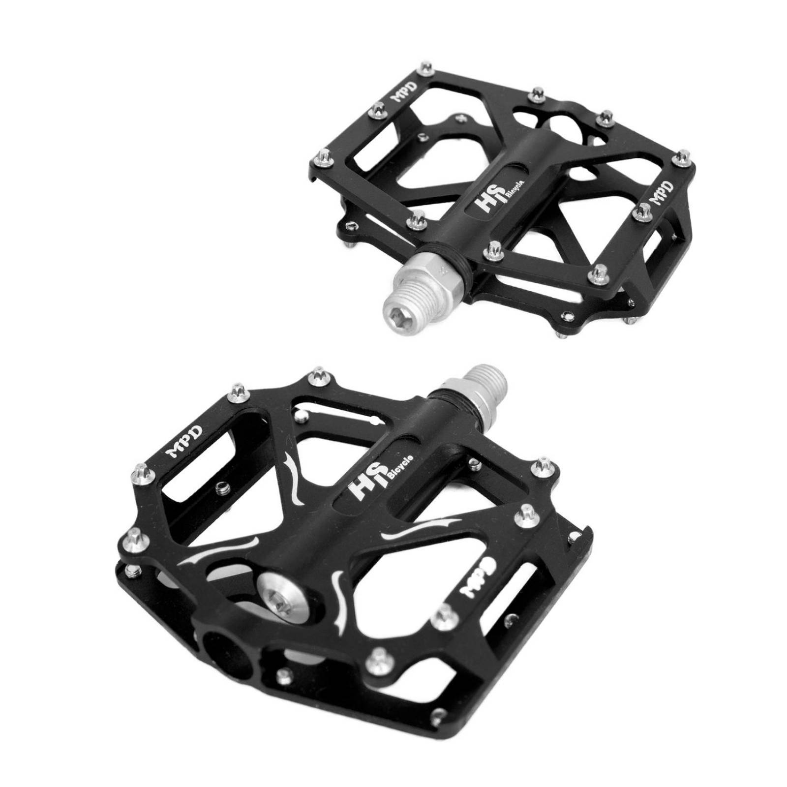 Pedales para bicicleta BMX 1/2 aluminio negro ALNC-548 HS 
