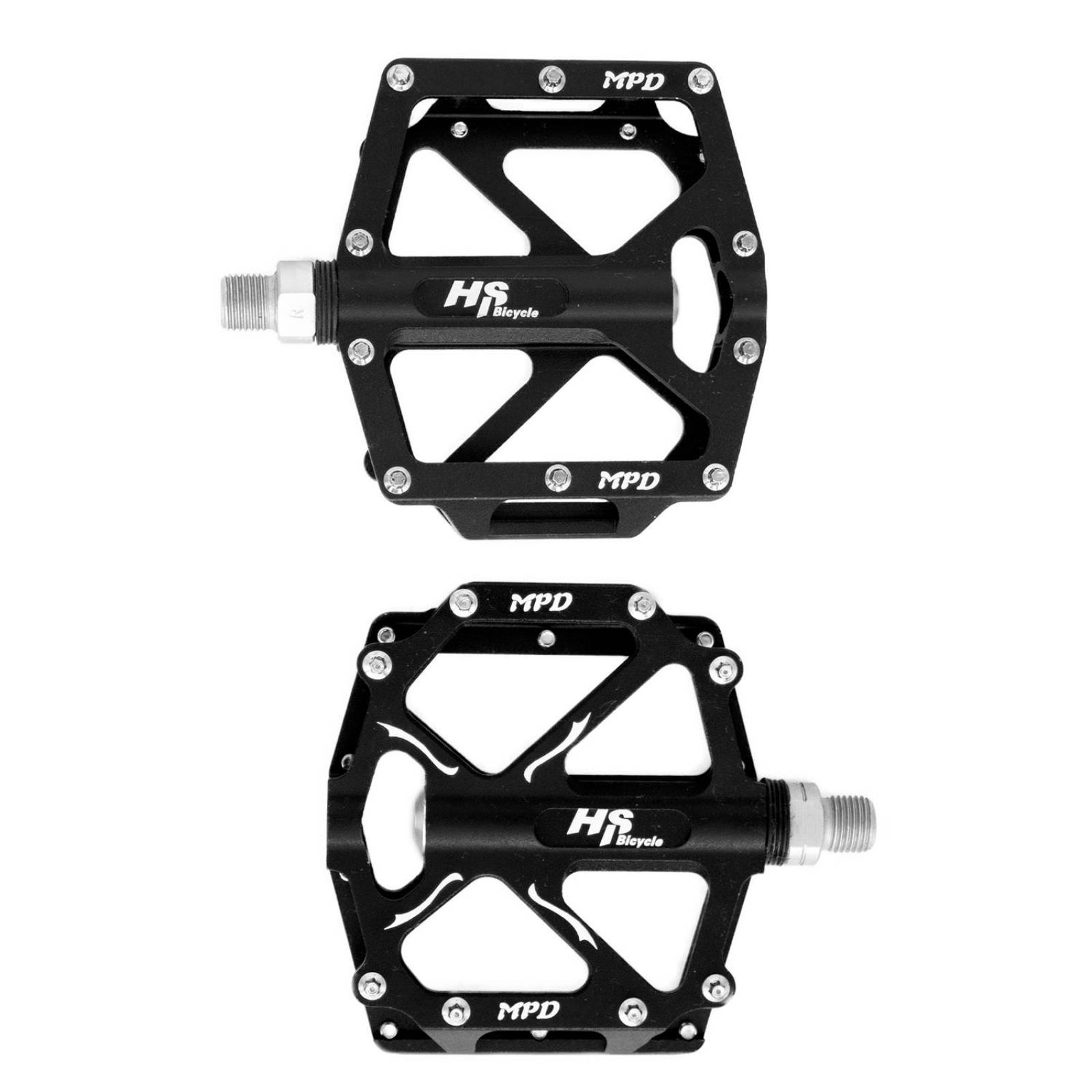 Pedales para bicicleta BMX 1/2 aluminio negro ALNC-548 HS 