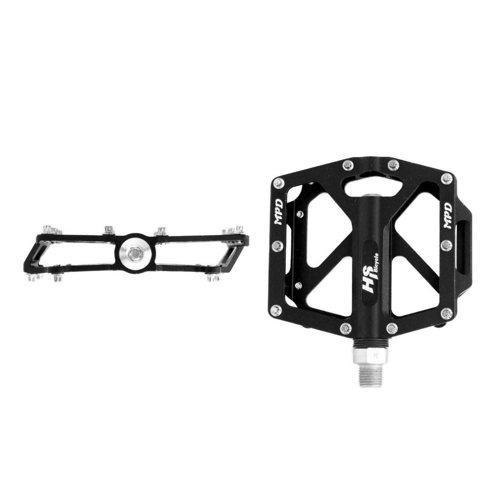 Pedales para bicicleta BMX 1/2 aluminio negro ALNC-548 HS 