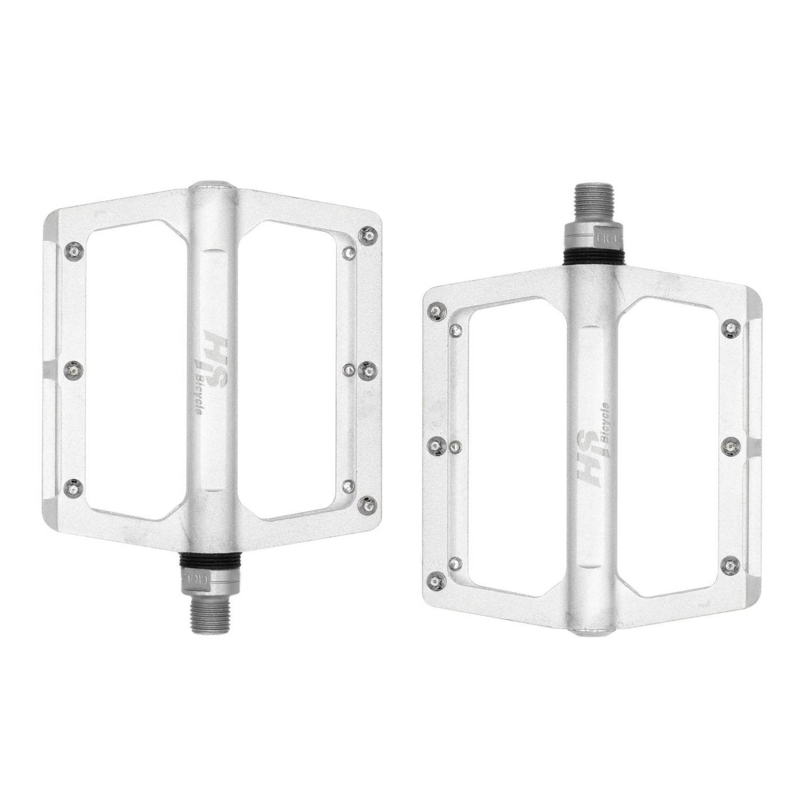Pedales para bicicleta BMX 1/2 aluminio plata ALNC-635 HS 