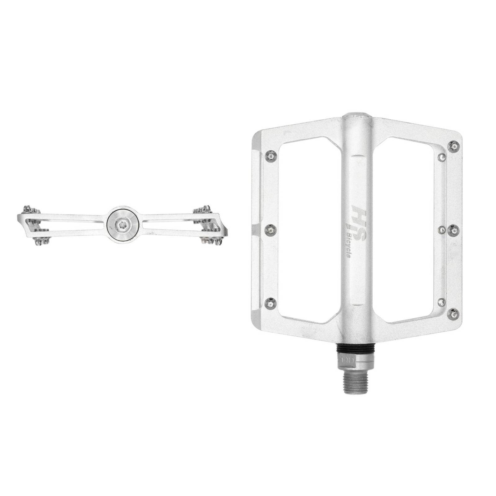 Pedales para bicicleta BMX 1/2 aluminio plata ALNC-635 HS 
