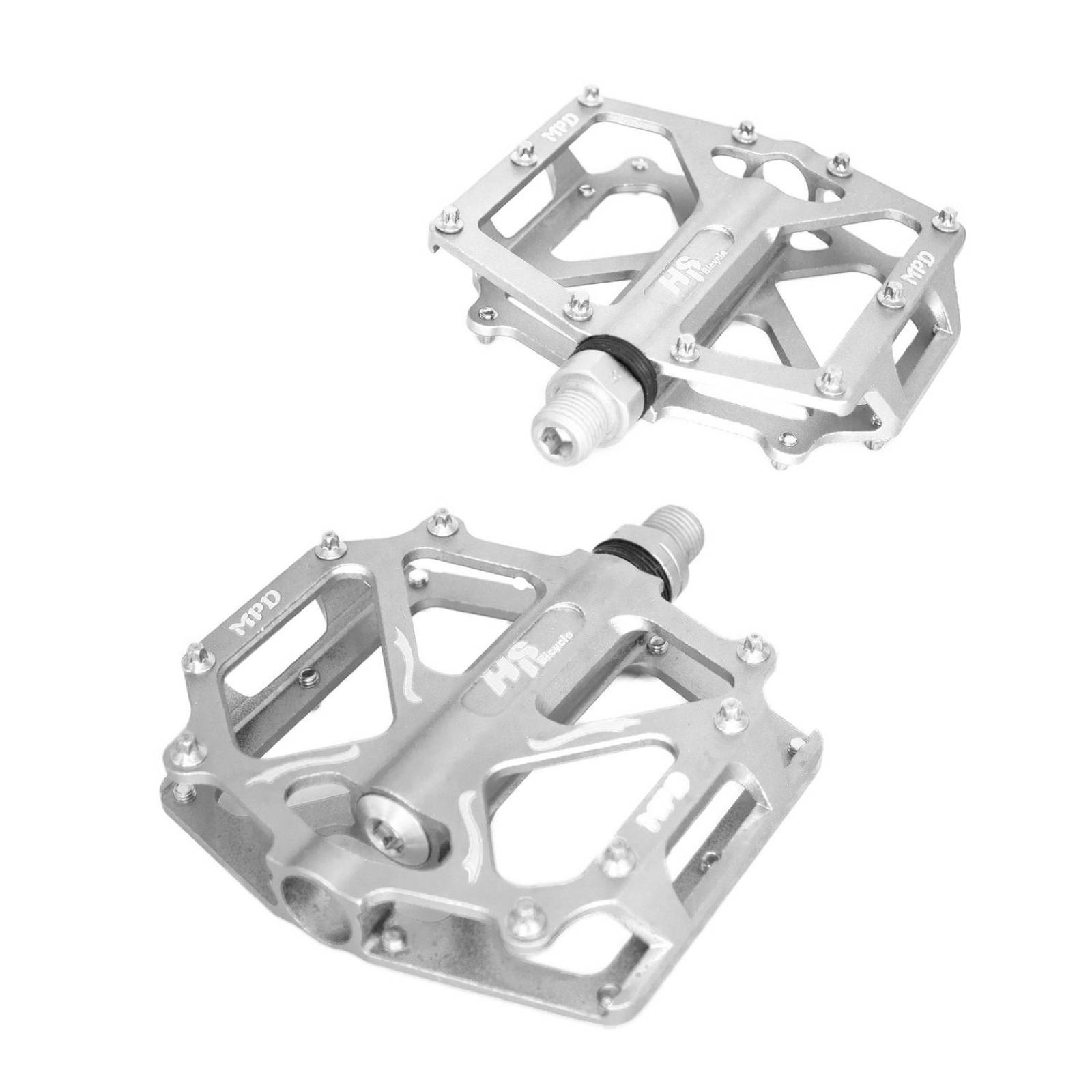 Pedales para bicicleta BMX 1 2 aluminio plata ALNC 548 HS