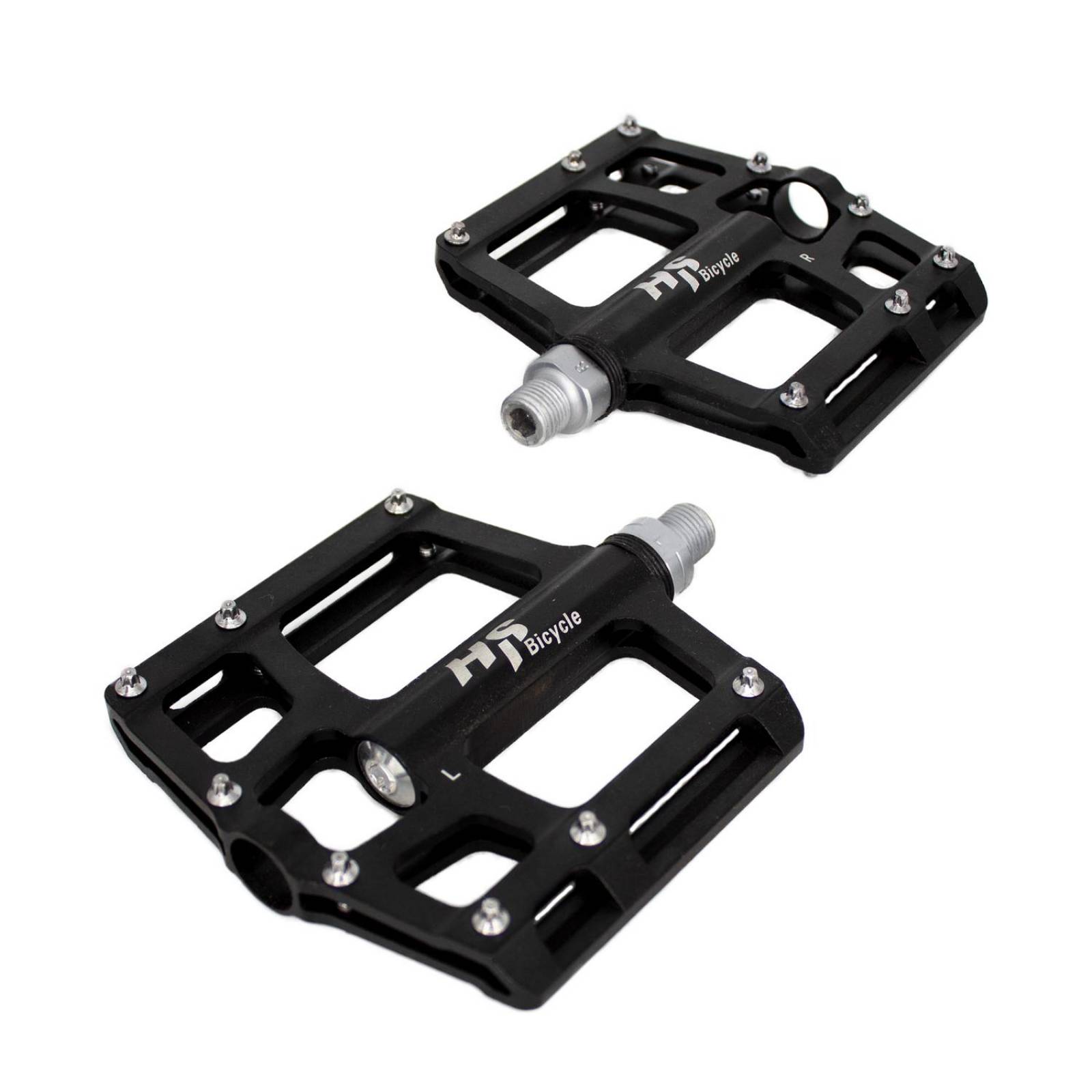 Pedales para bicicleta BMX 1/2 aluminio negro ALNC-2015 HS
