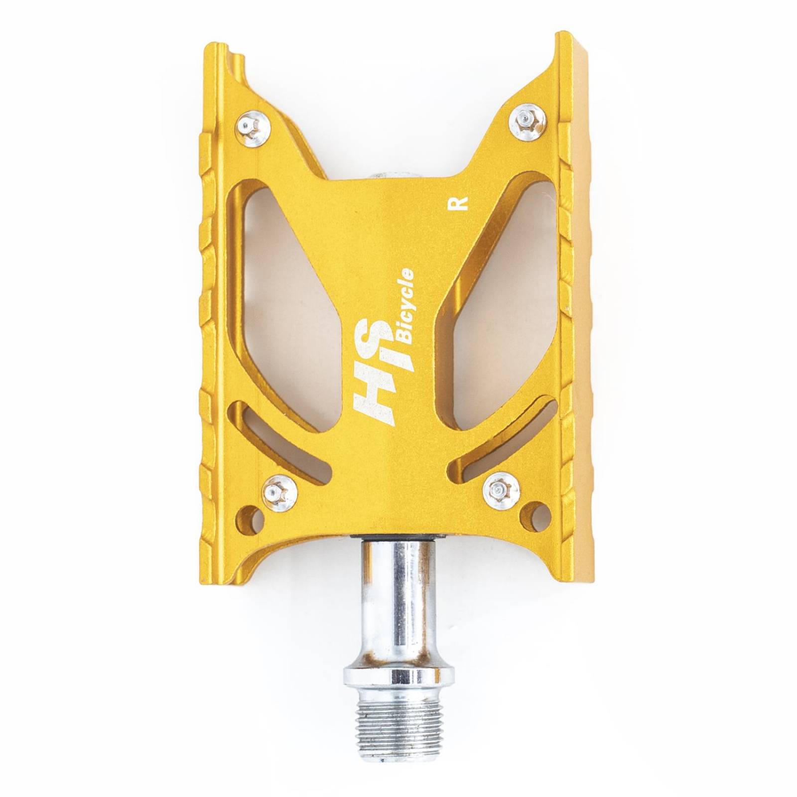 Pedales bicicleta 9/16 carrera aluminio naranja ALNC-208 HS 