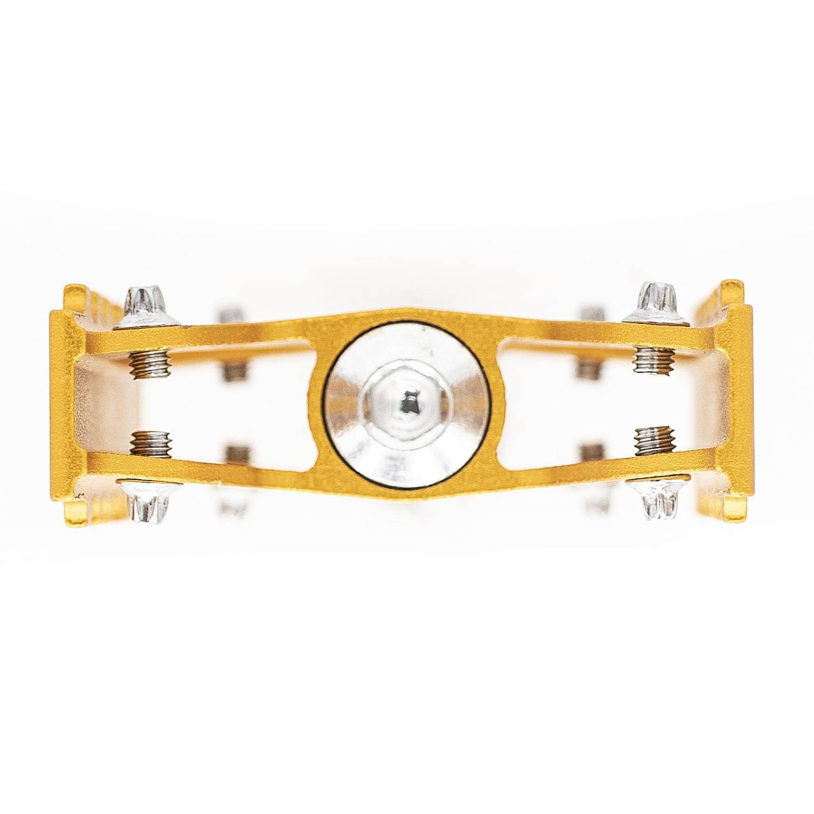 Pedales bicicleta 9/16 carrera aluminio naranja ALNC-208 HS 