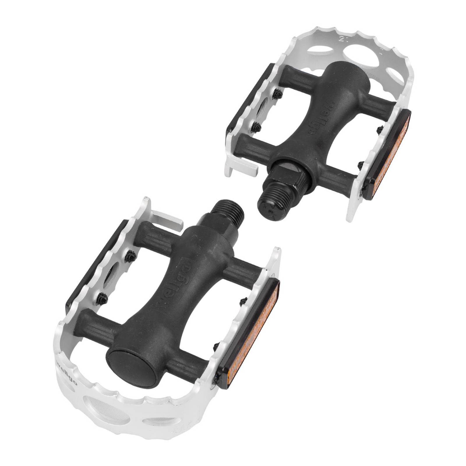 Pedales para bicicleta 9/16 MTB aluminio plata LU-C3S Wellgo 