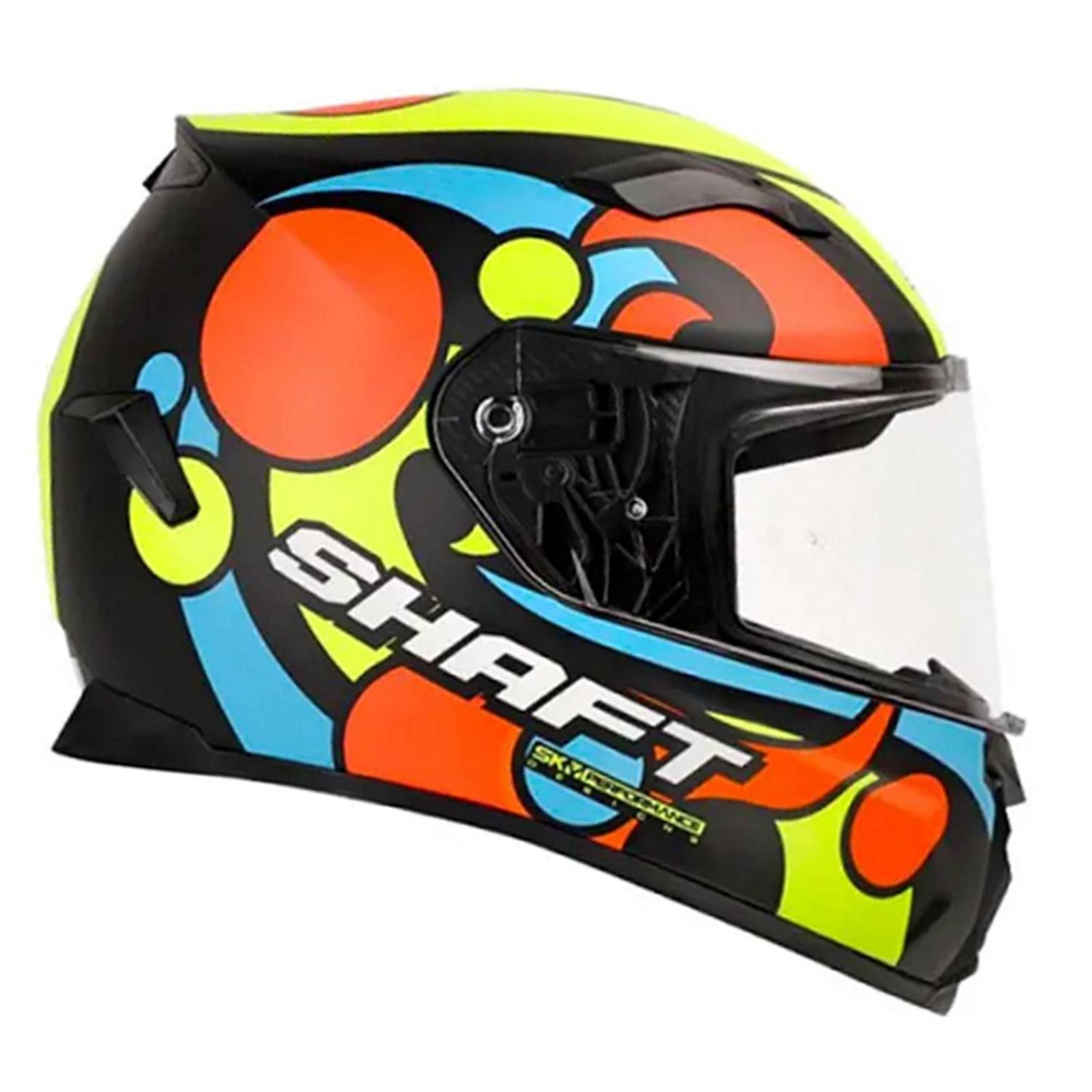 Casco para moto certificado Color Shift Talla XL SH591 Shaft 