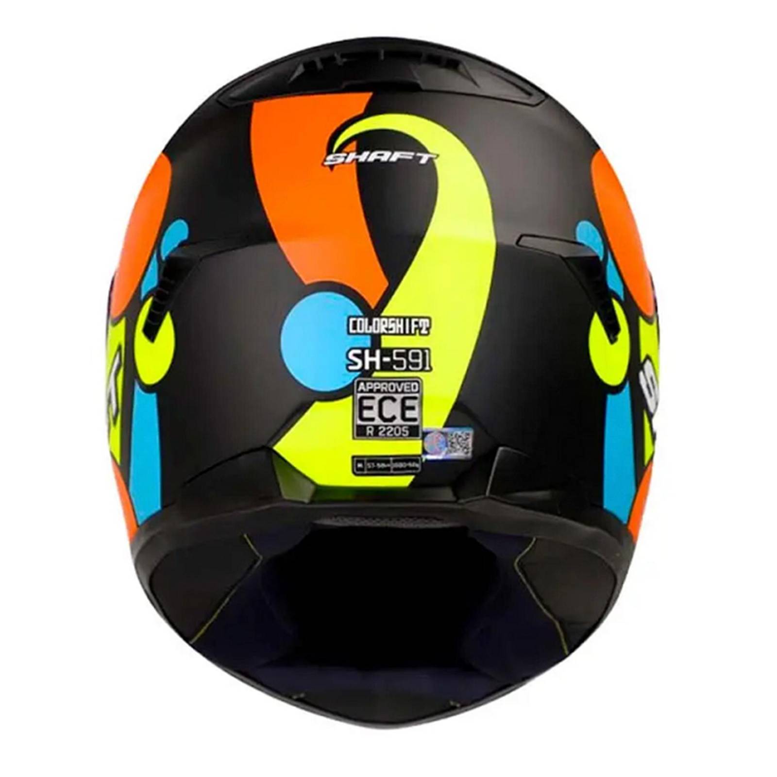 Casco para moto certificado Color Shift Talla XL SH591 Shaft 