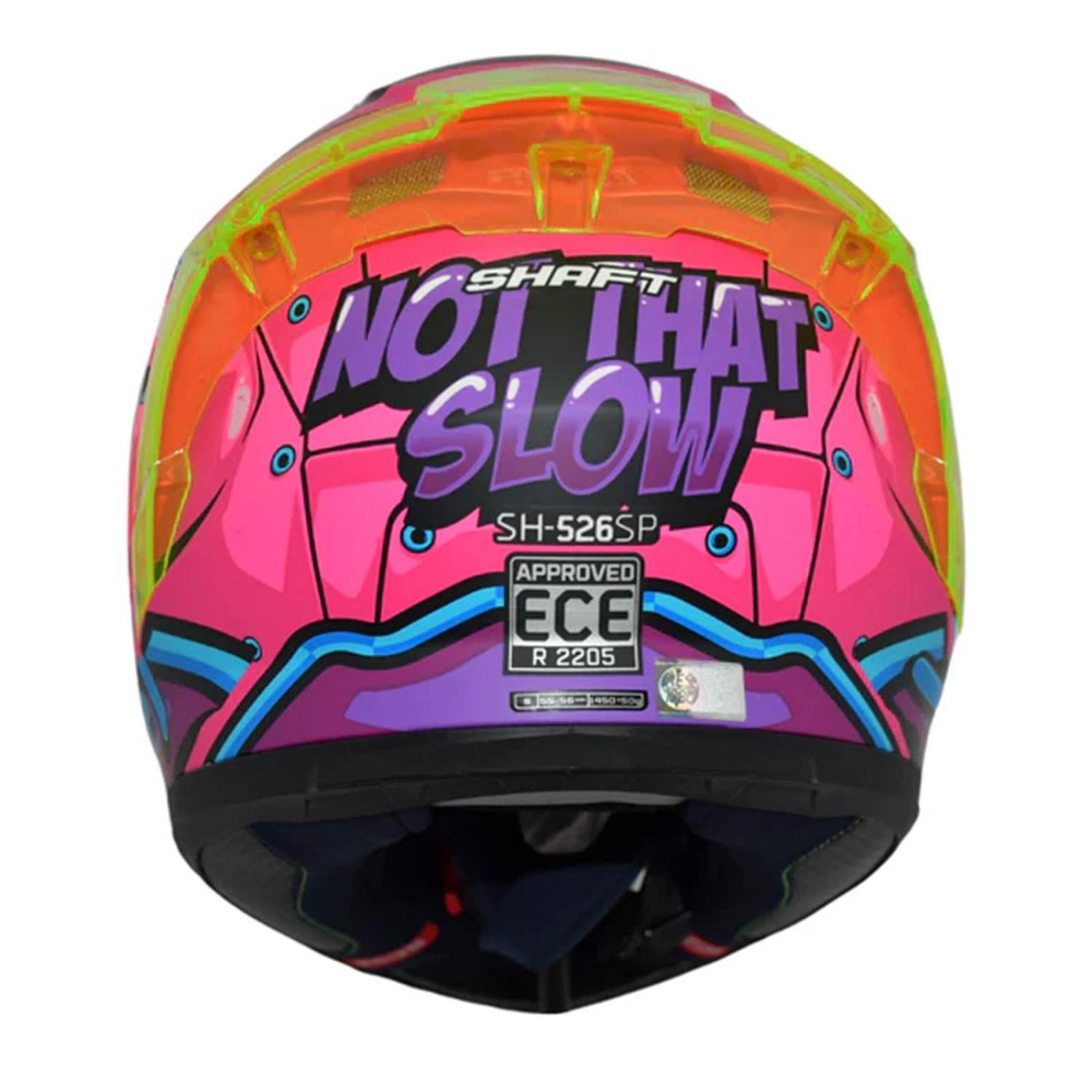 Casco para moto Fucsia Matte Talla M SH526-SP Shaft 