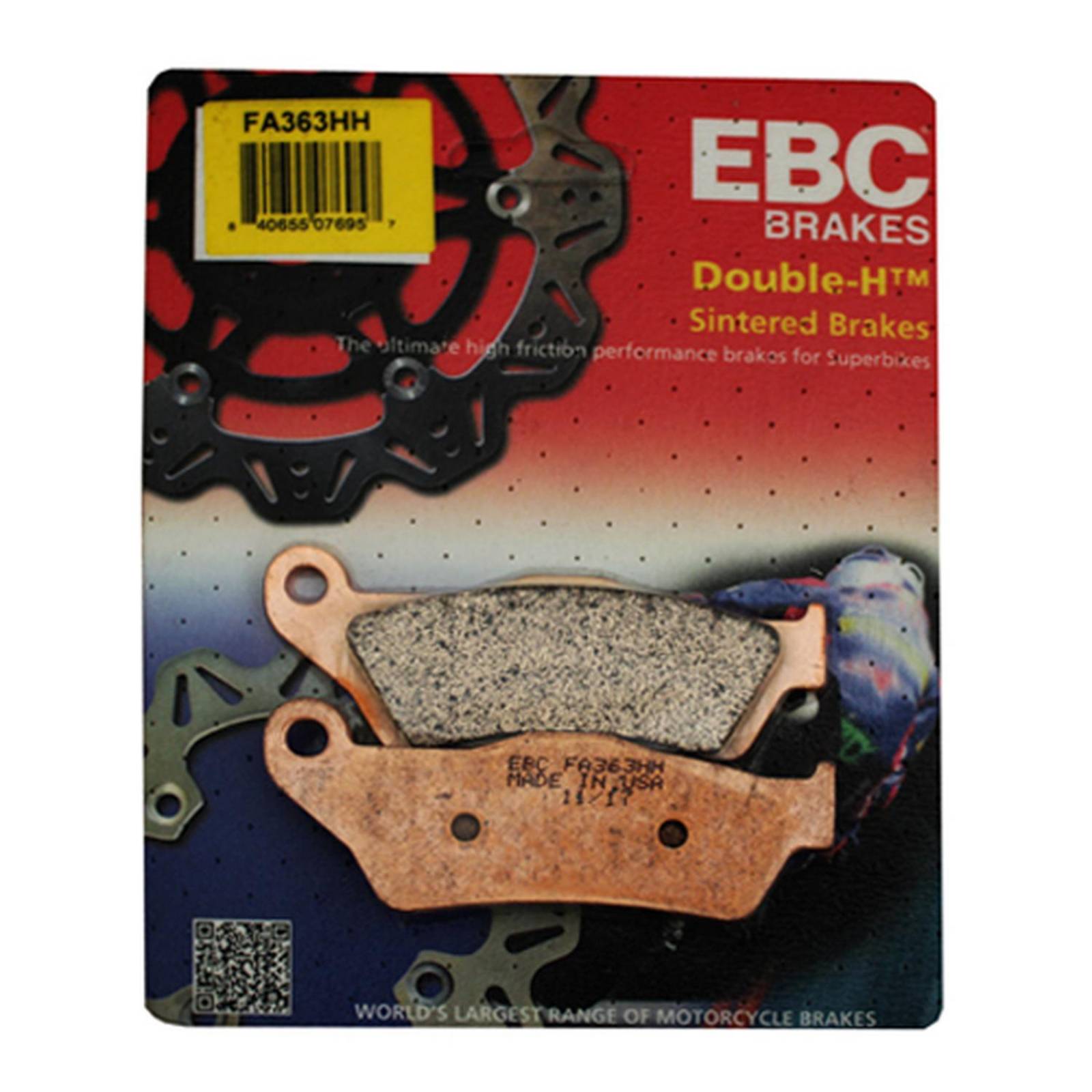 Balatas freno disco para moto BMW GS RT FA363HH EBC 