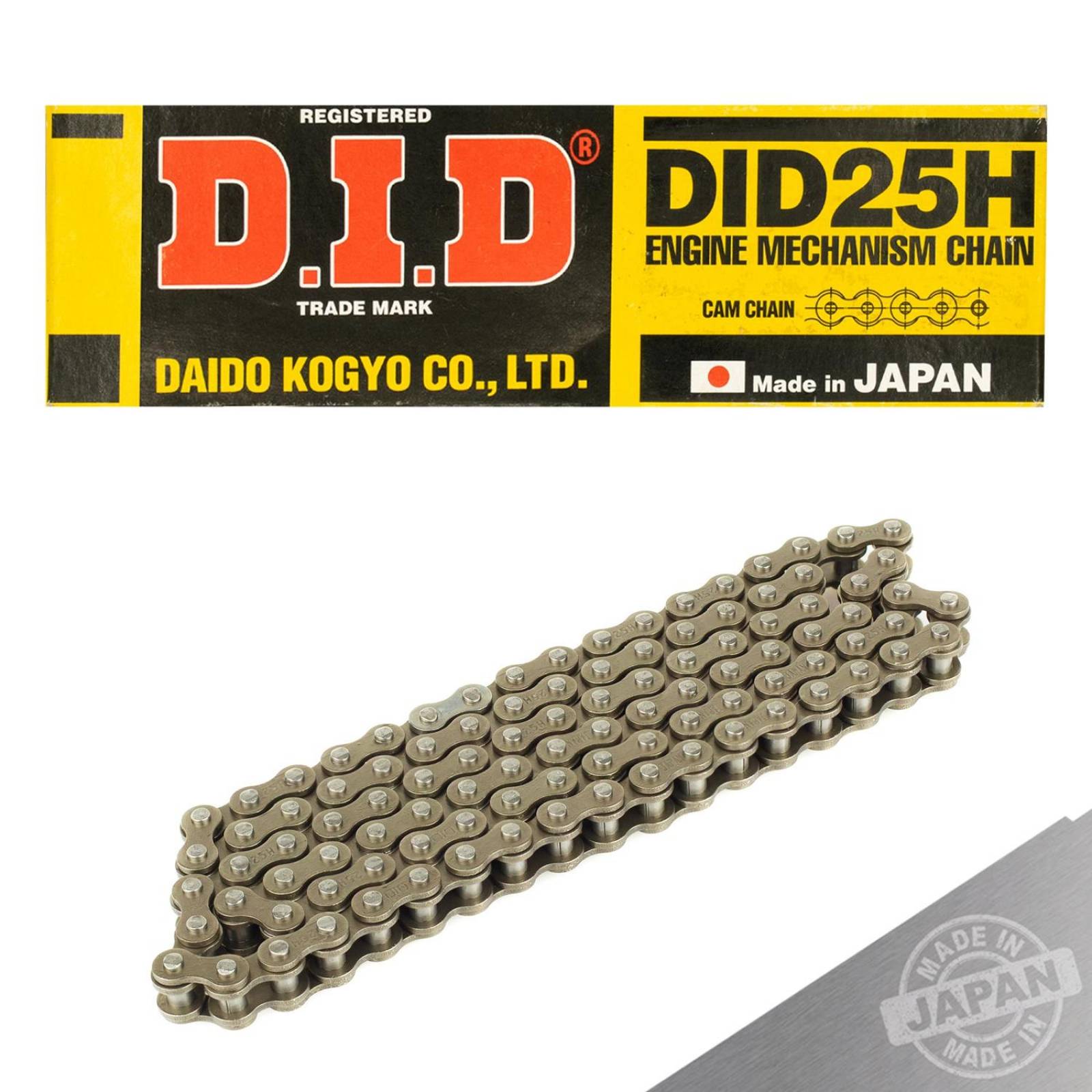 Cadena para moto 25H x 82 L C-50 C-70 Primaria DID 