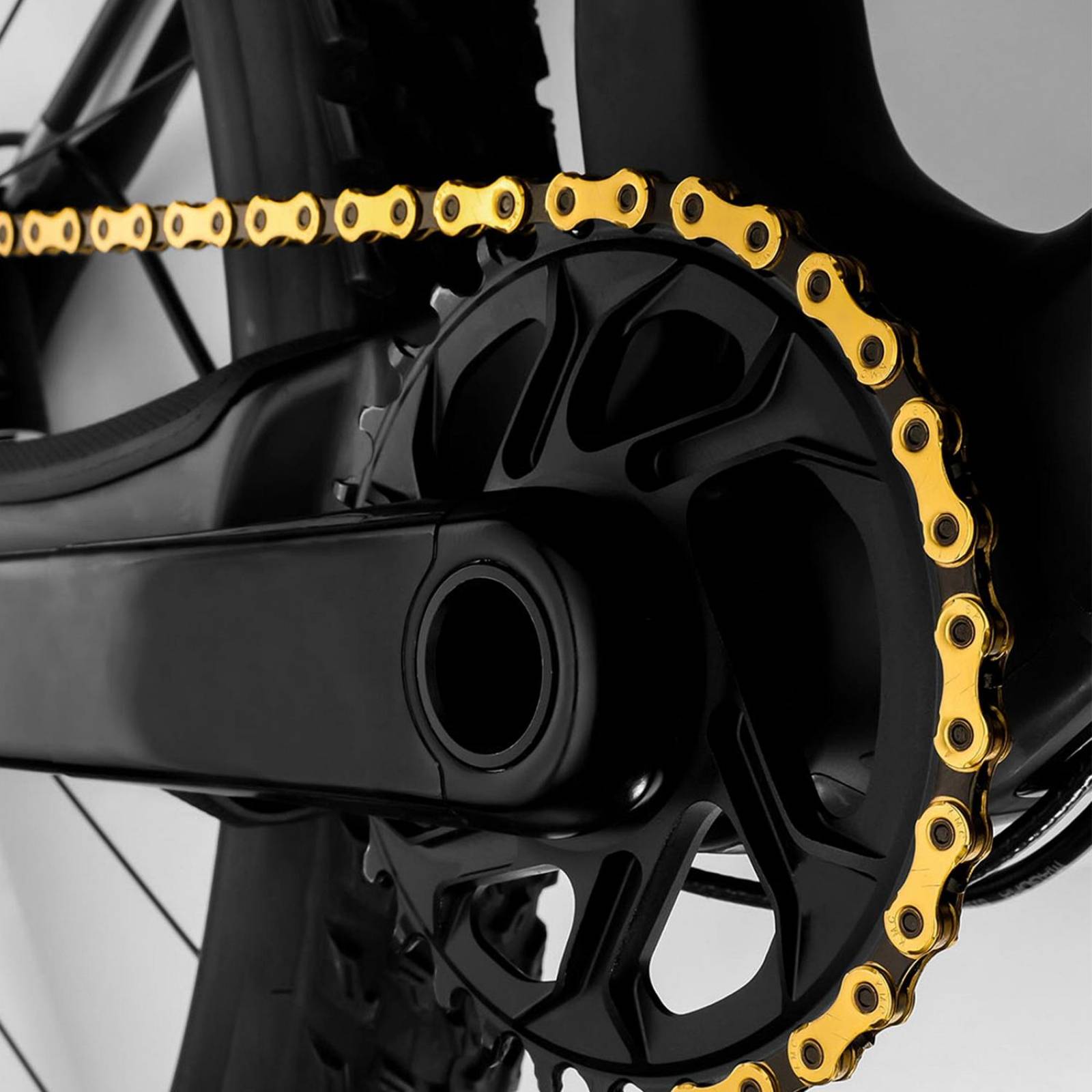 Cadena para bicicleta 12 pasos 1/2x11/128 126L dorada TI KMC