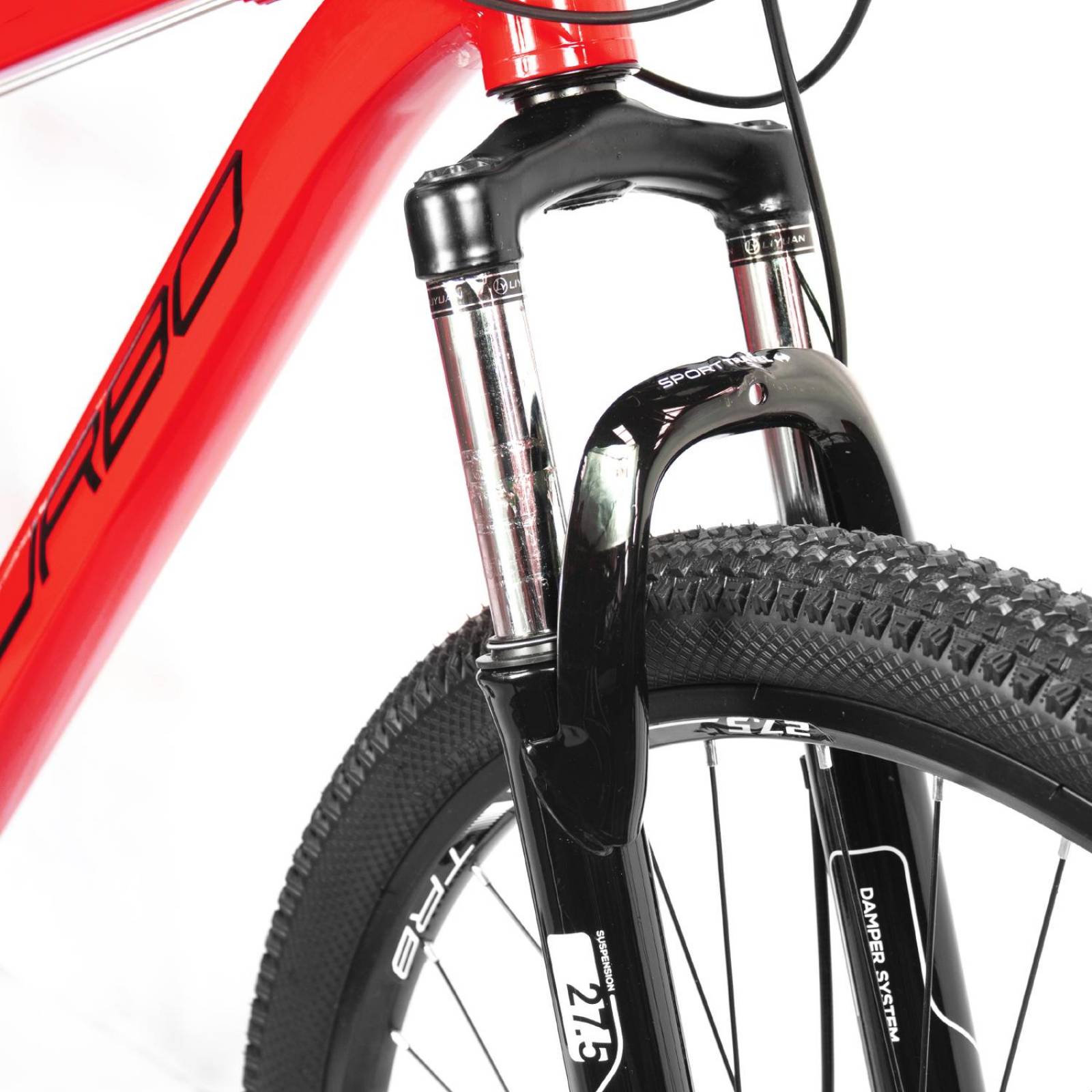 Bicicleta R27.5 Montaña rojo 21V TX 7.1 Turbo 