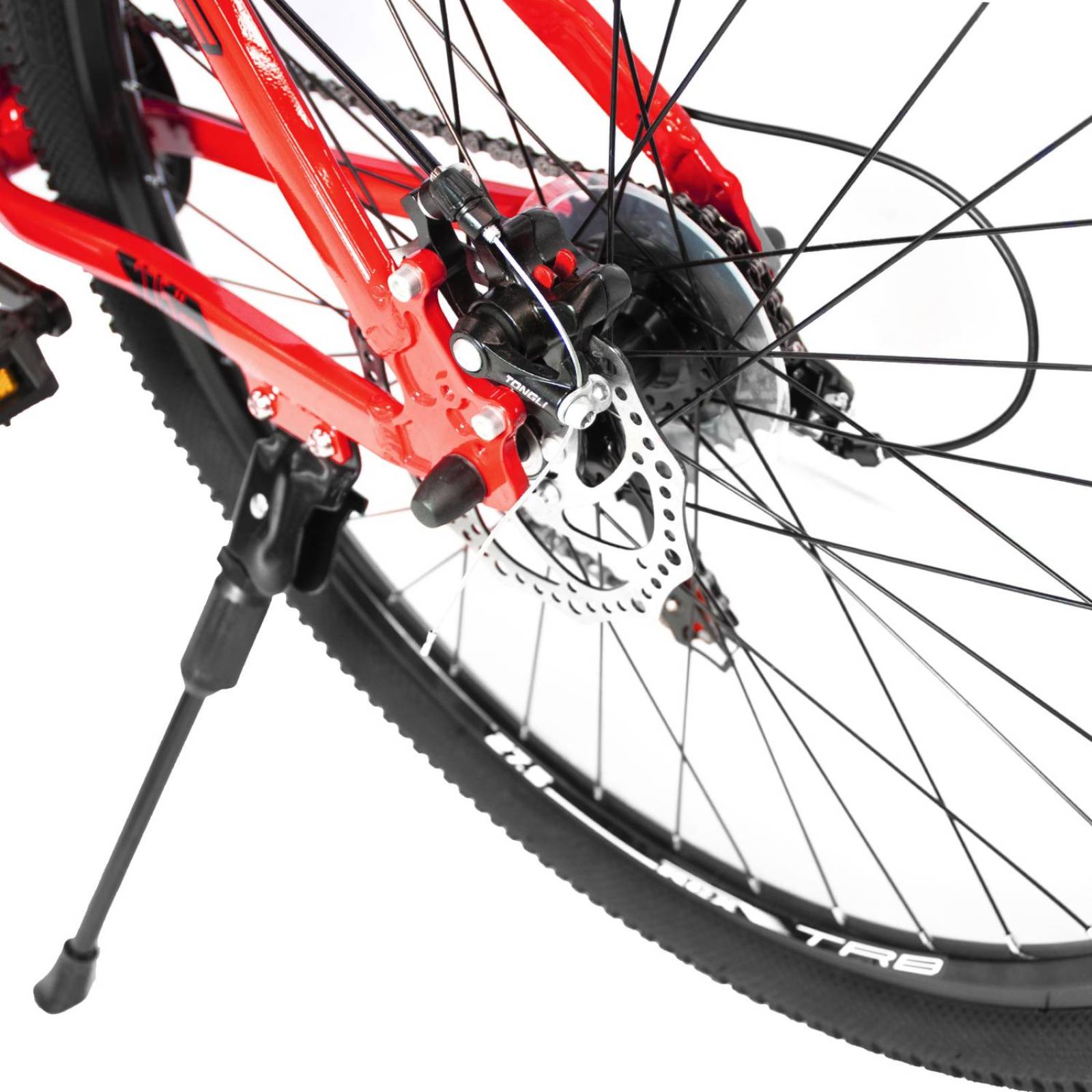 Bicicleta R27.5 Montaña rojo 21V TX 7.1 Turbo 