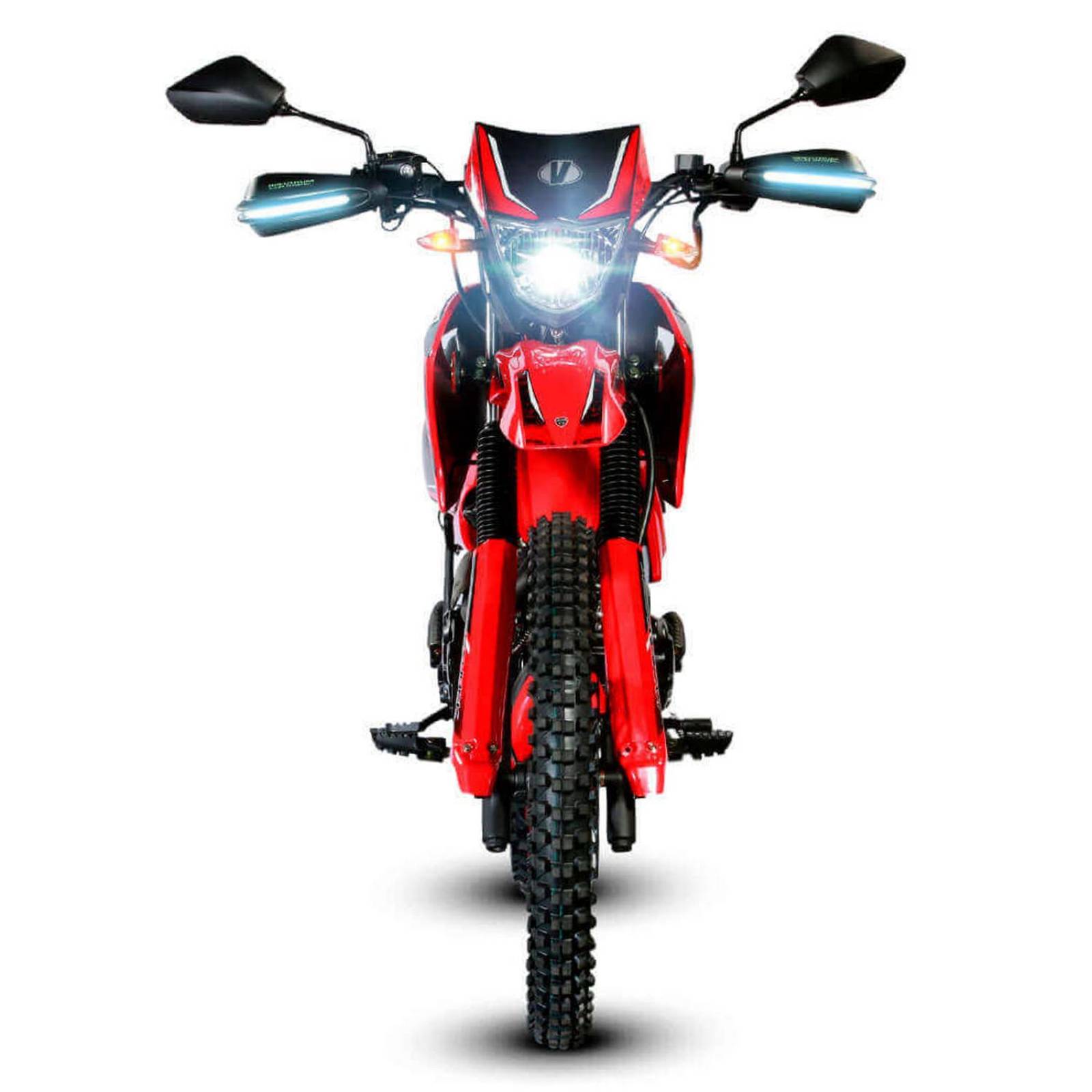 Motocicleta Crossmax 150 CC Vento Color Rojo con negro