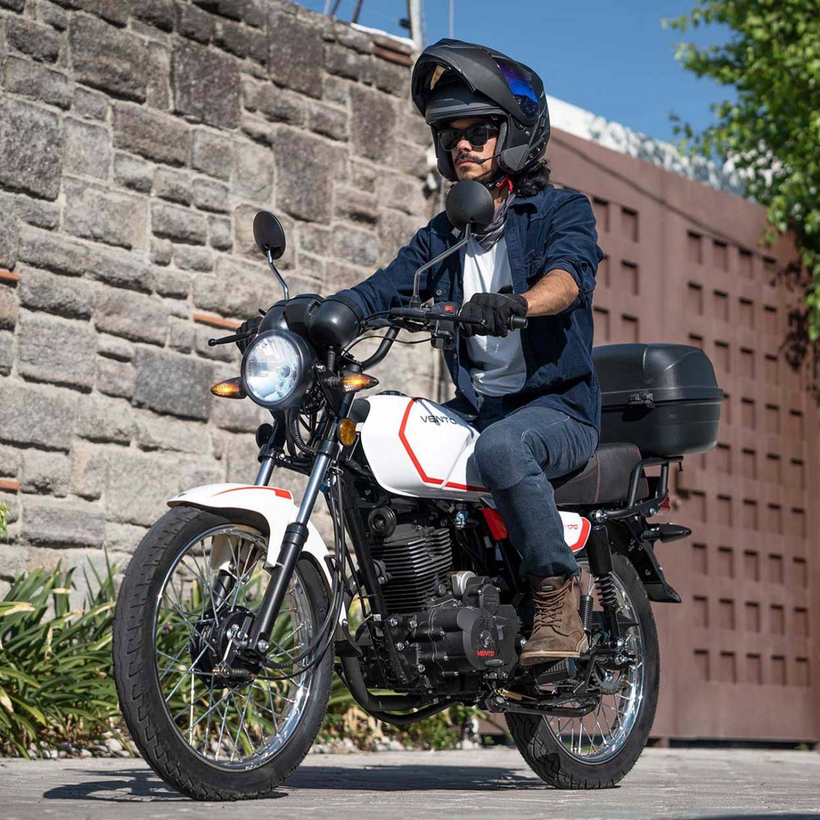 Motocicleta Xpress 170 Blanca 2024 Vento 