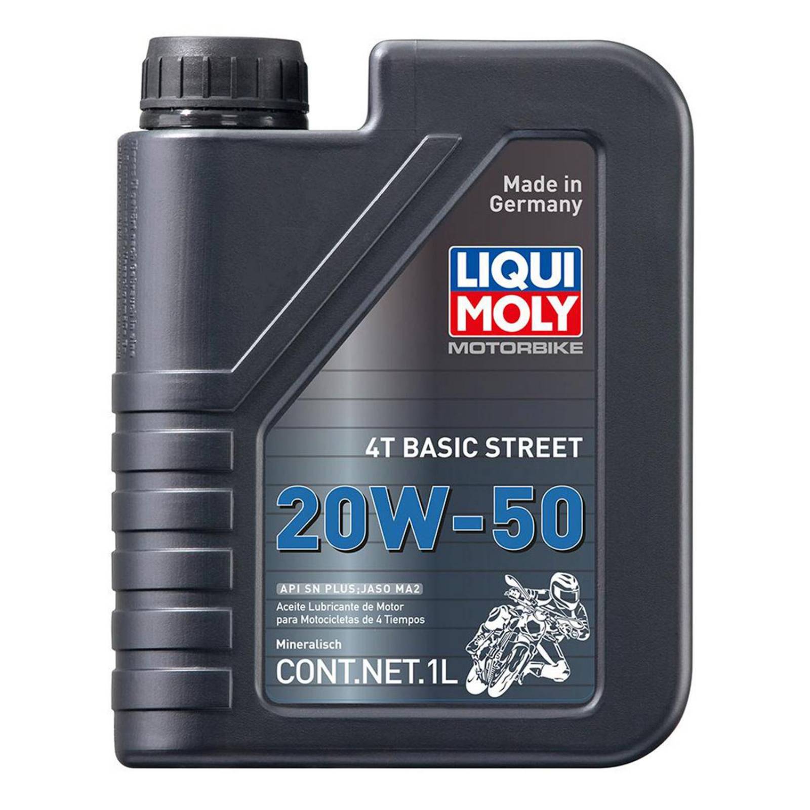 Aceite para Moto 4T-1L 20w50 Mineral Liqui Moly 