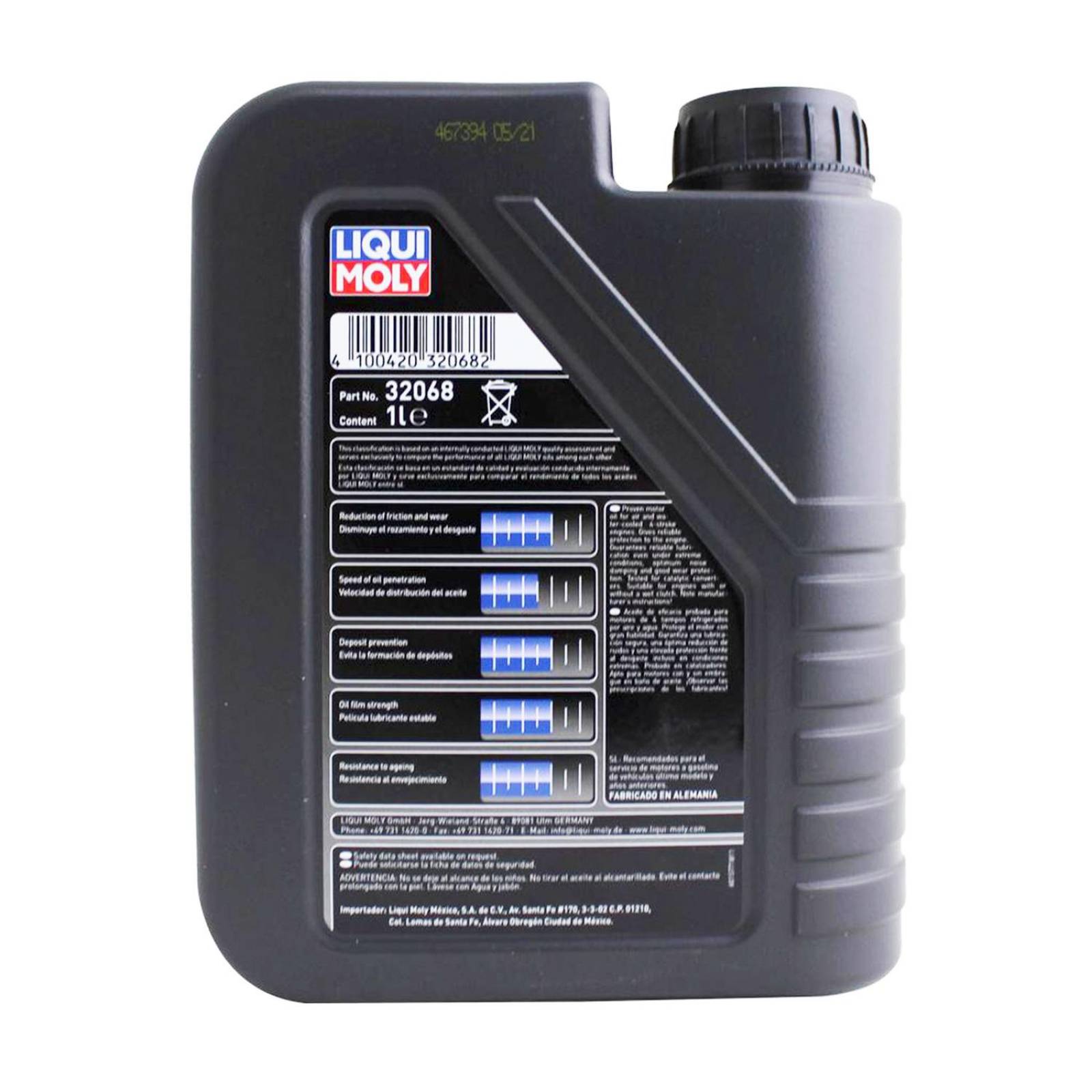 Aceite para Moto 4T-1L 20w50 Mineral Liqui Moly 