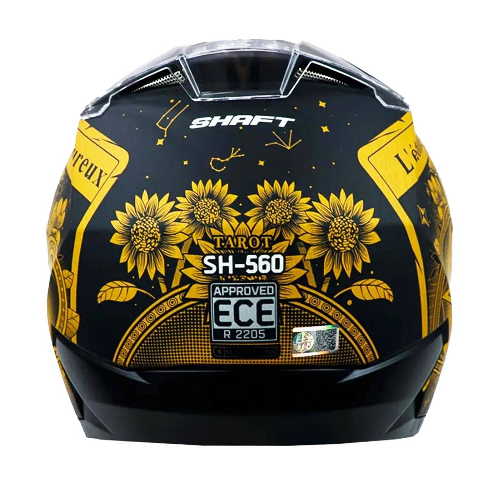 Casco dorado online moto