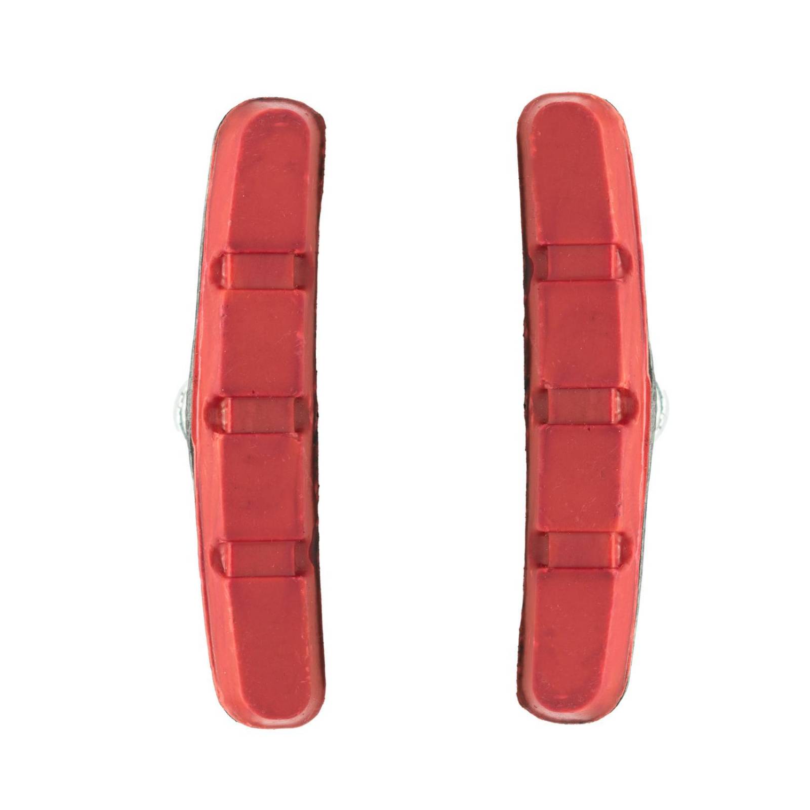 Zapata de Frenos V-Brake para Bicicleta 70mm Rojo Negro 