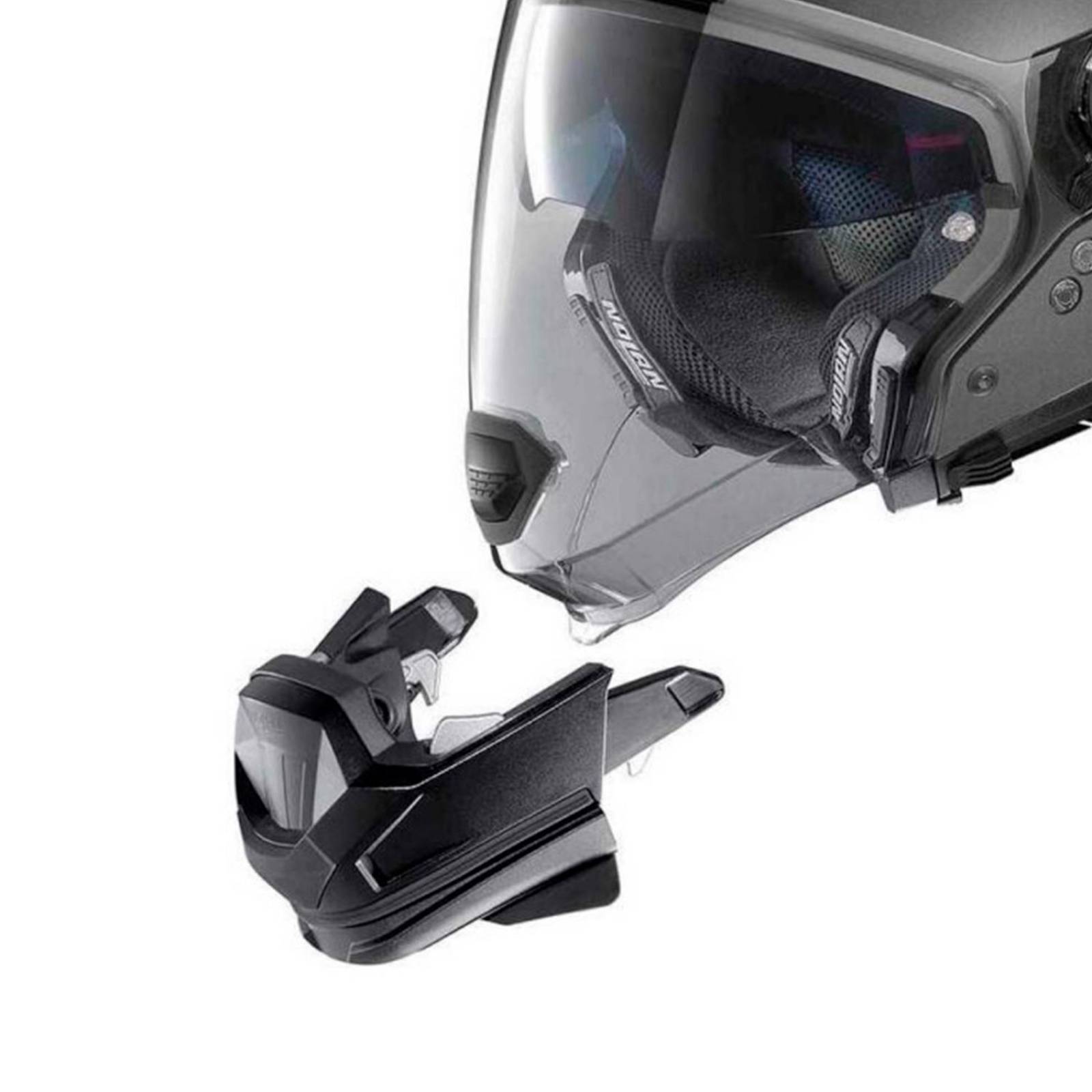 Casco para moto N70-2 GT Spinnaker blanco gris Talla M Nolan 