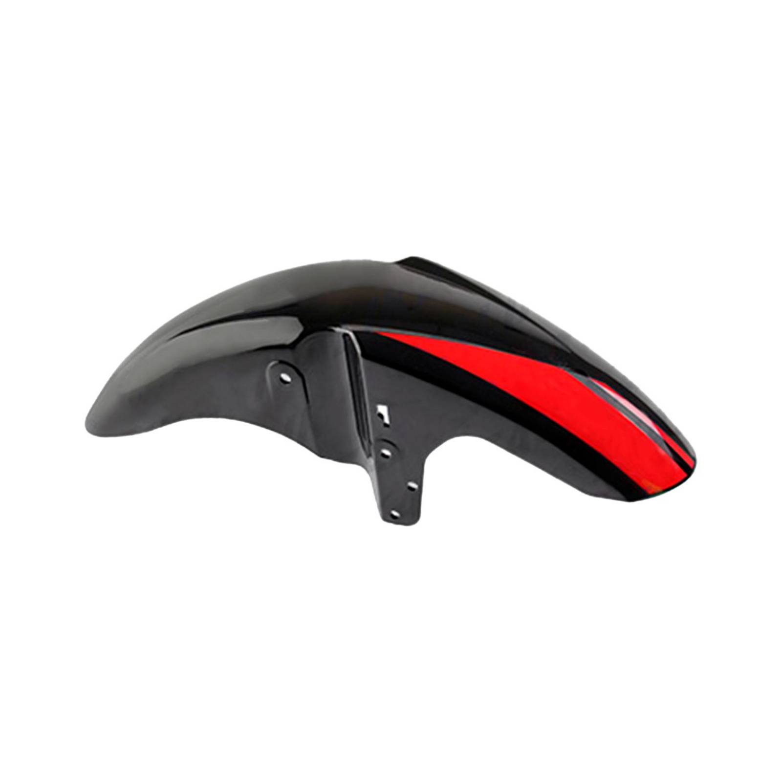Salpicadera delantera para moto negro rojo DT200 SPORT FT250TS 